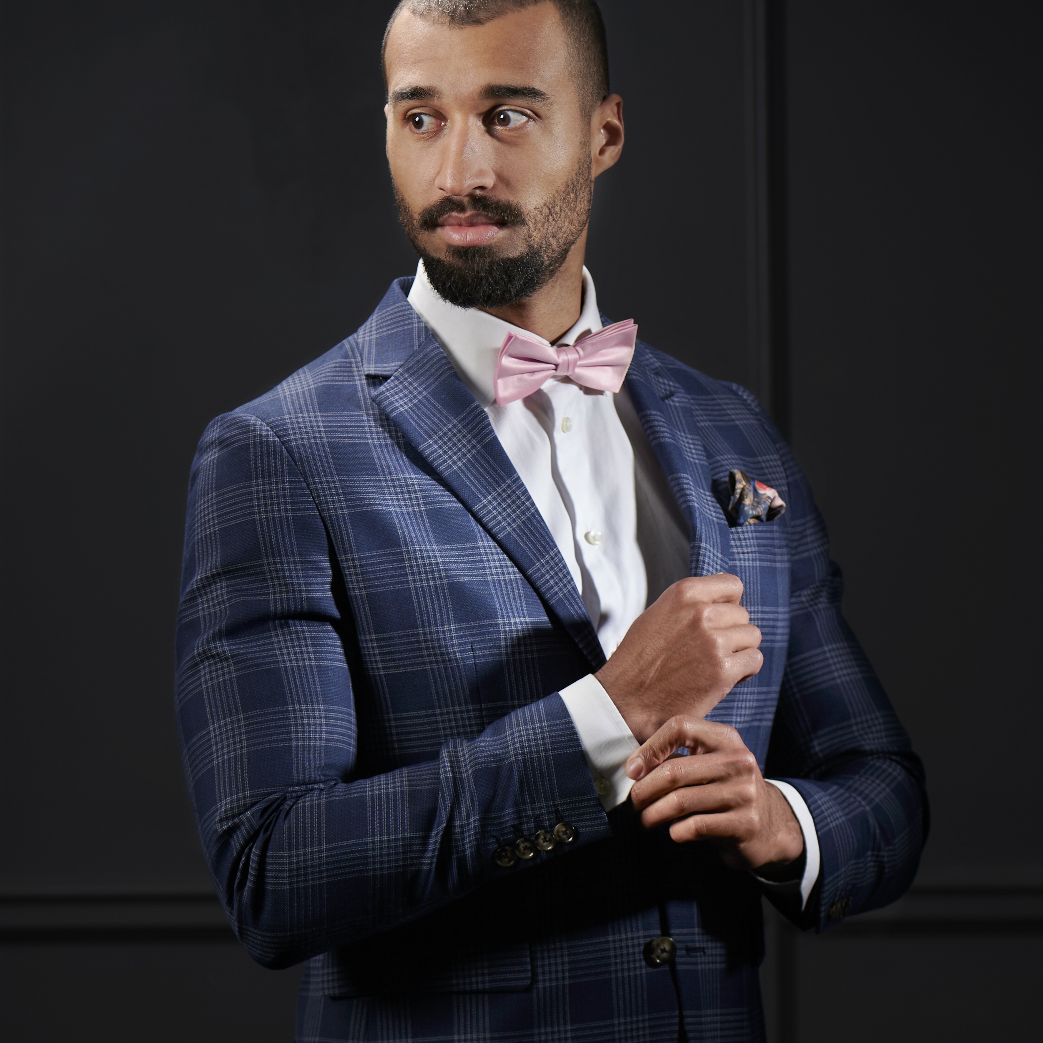 Light Pink Basic Pre-Tied Bow Tie - 4