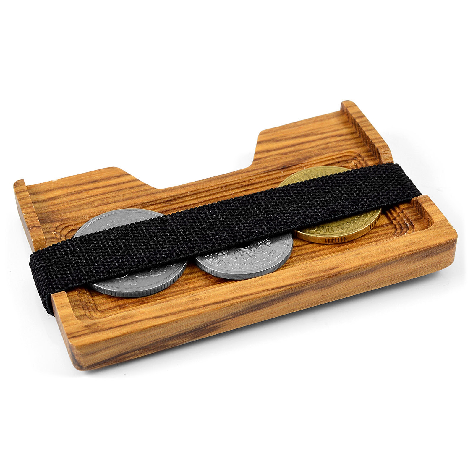 Zebrawood púzdro na vizitky a mince - 6