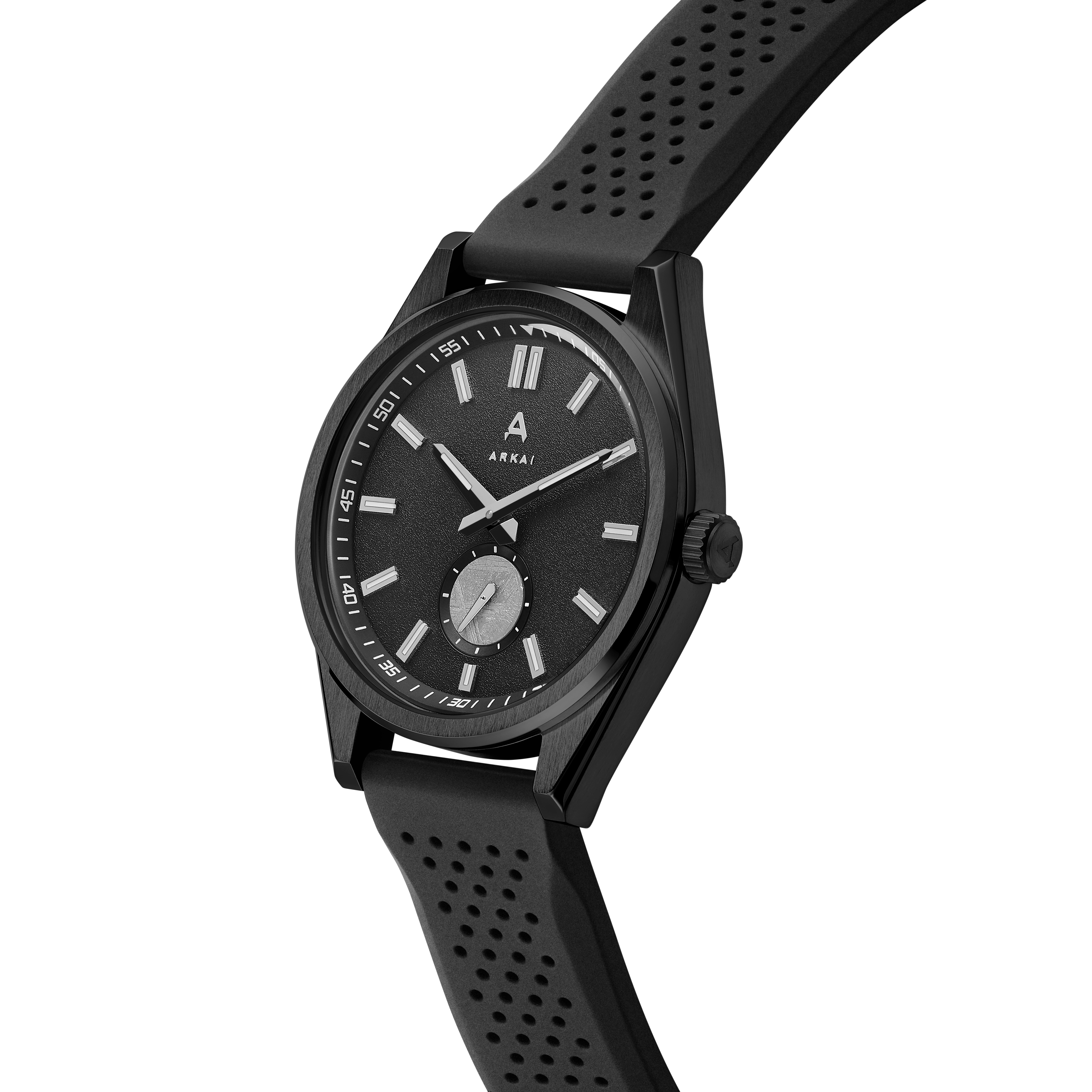 Mond | Musta teräksinen meteoriittikello - 20