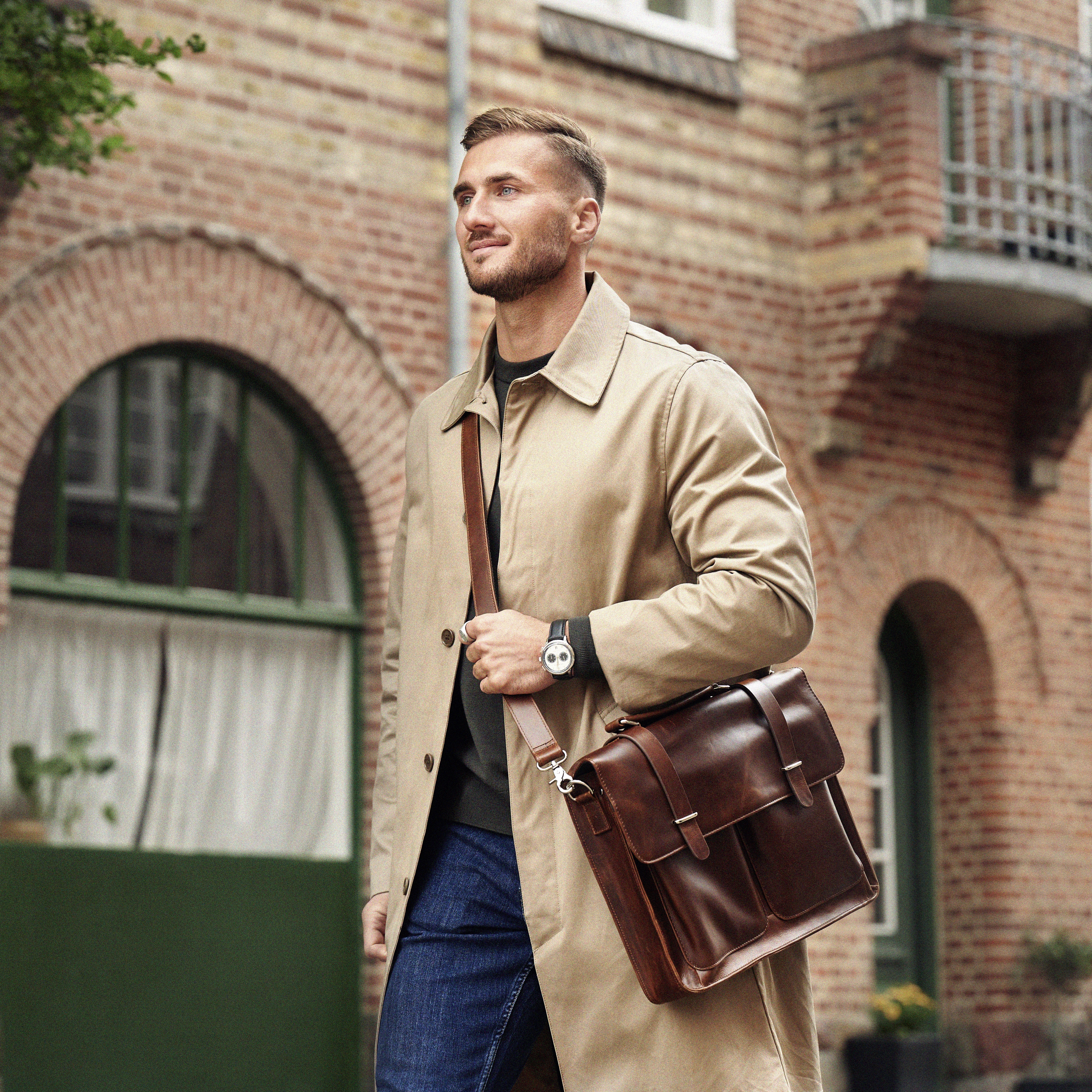 Cicero | Reloj cronógrafo vintage blanco - 4