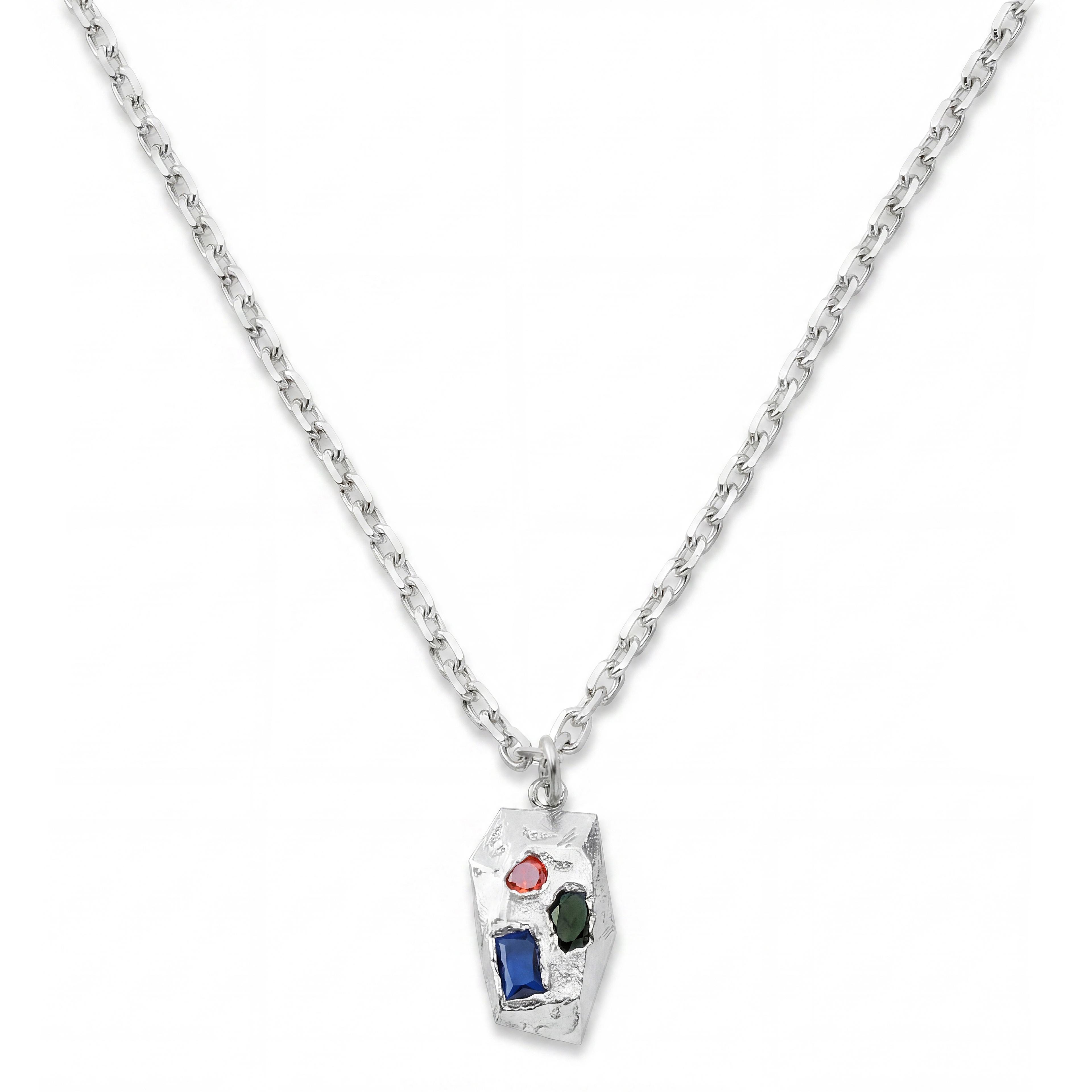 Hidden Gem | Phoenix 925 Sterling Silver Mosaic Necklace Hidden Gem | Phoenix 925 Sterling Silver Mosaic Necklace