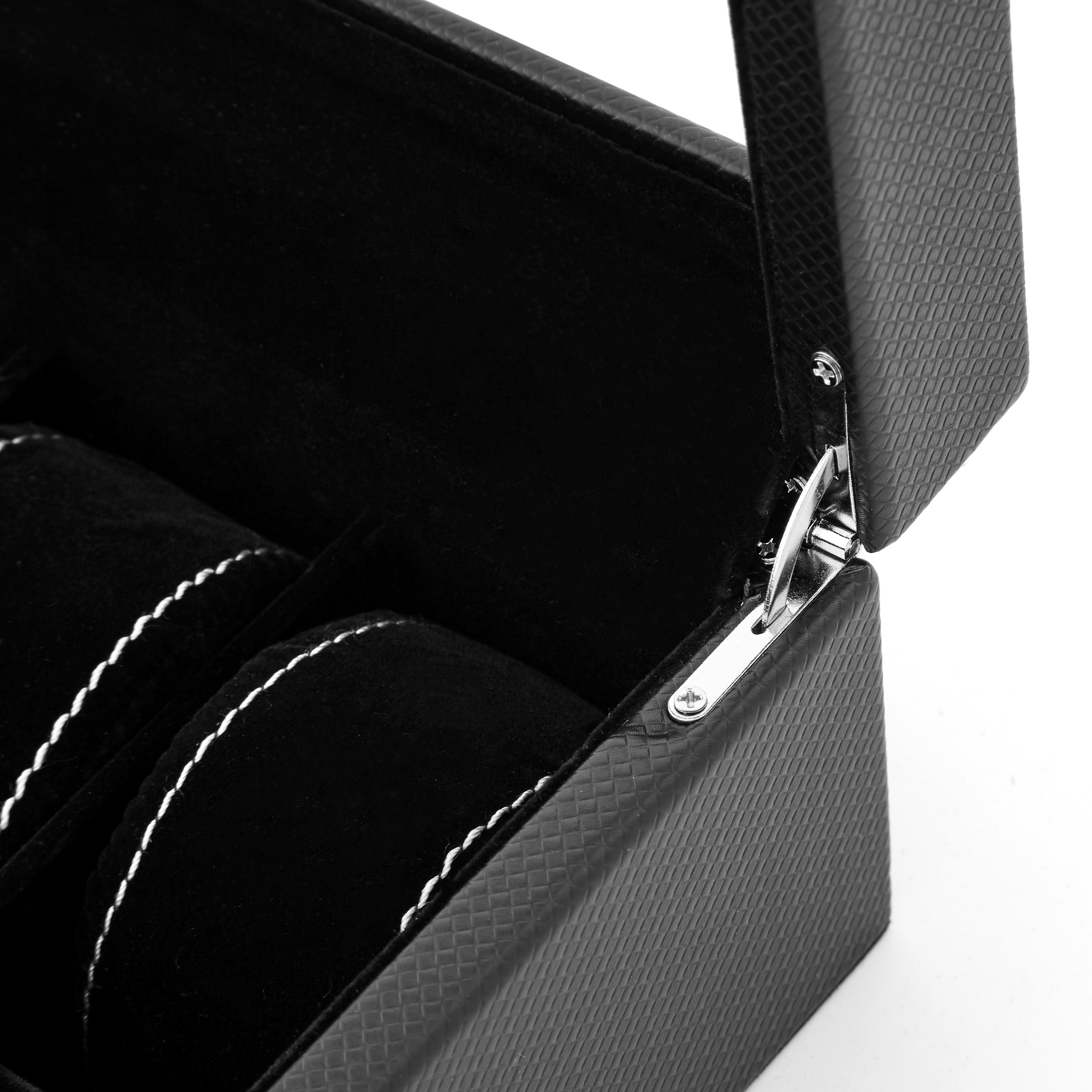 Čierny box na hodinky Hadia koža - 10 hodinky - 4