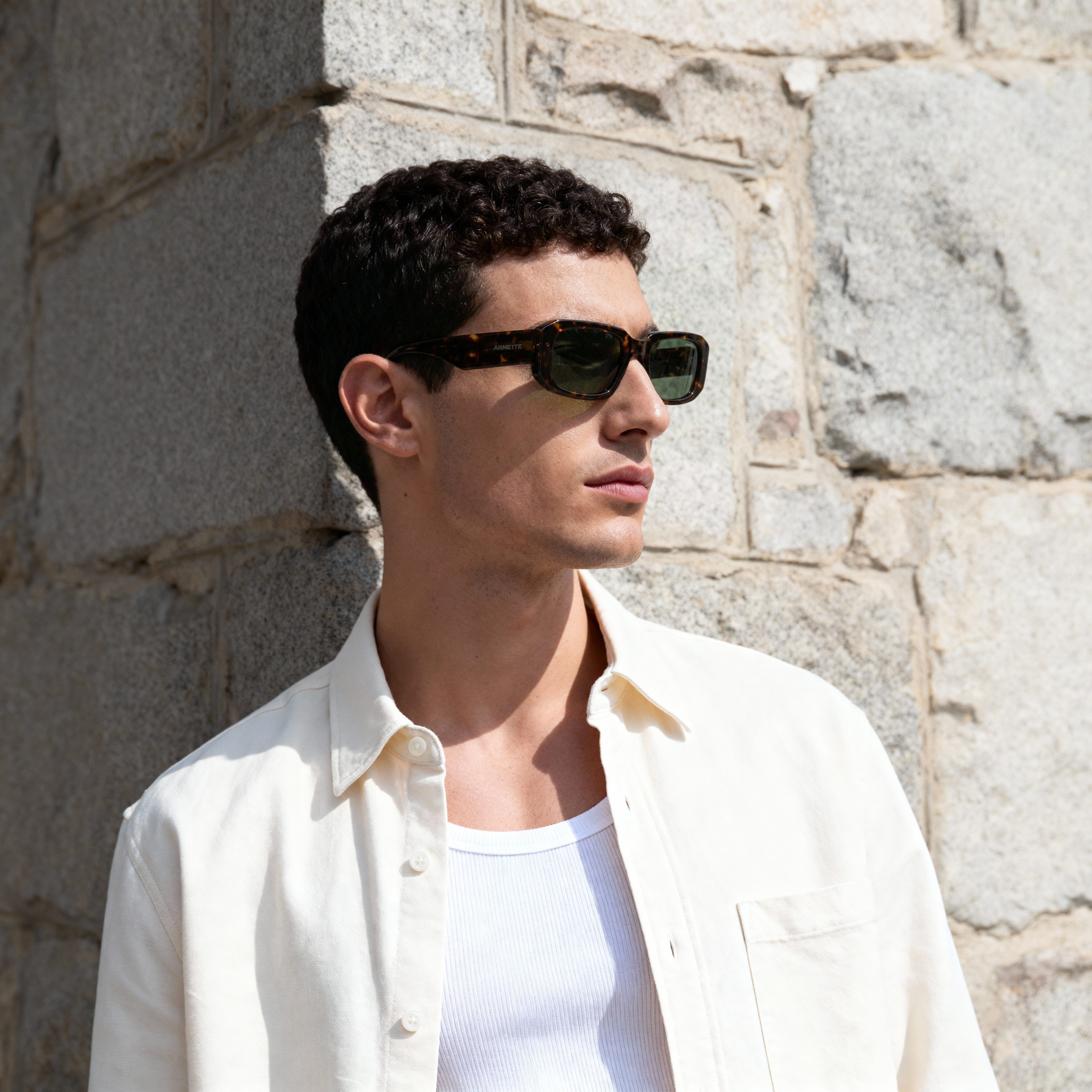 Thick-Rimmed Hexagonal Tortoiseshell Sunglasses | Arnette 0AN4318 - 2