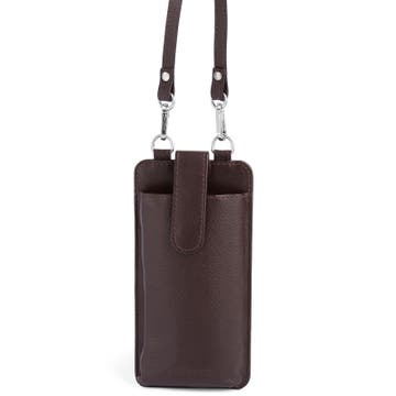 Larry | Brown Phone Pouch & Card Holder
