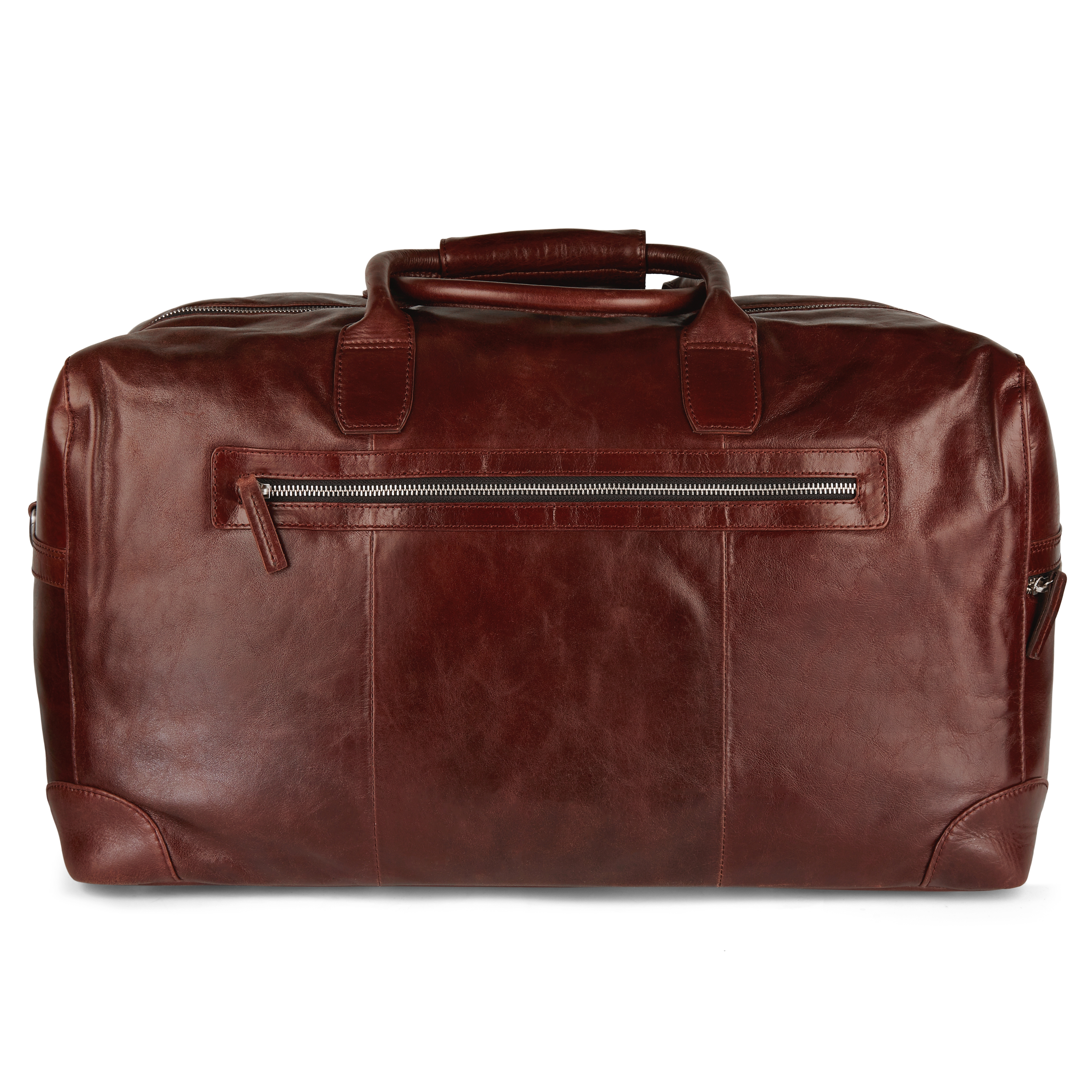 Brown Jasper Weekender Leather Bag - 3