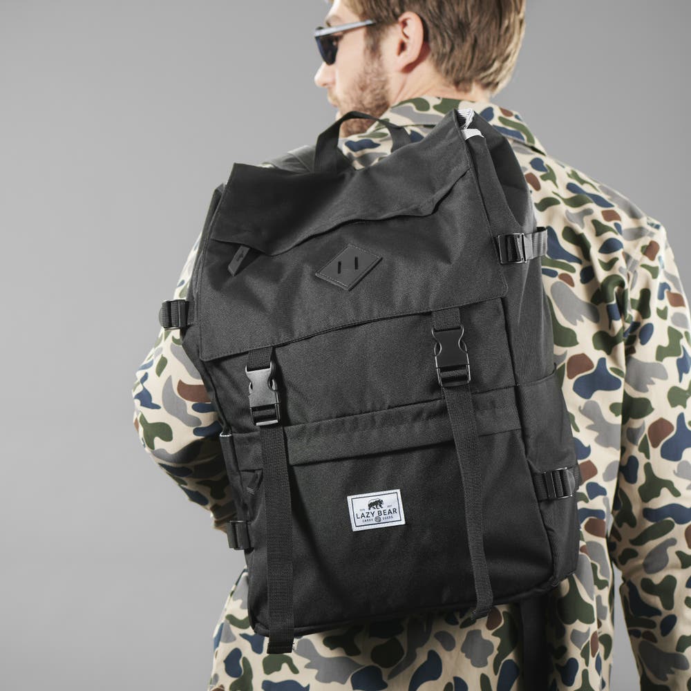 hover: Lance Black Backpack hover: Lance Black Backpack