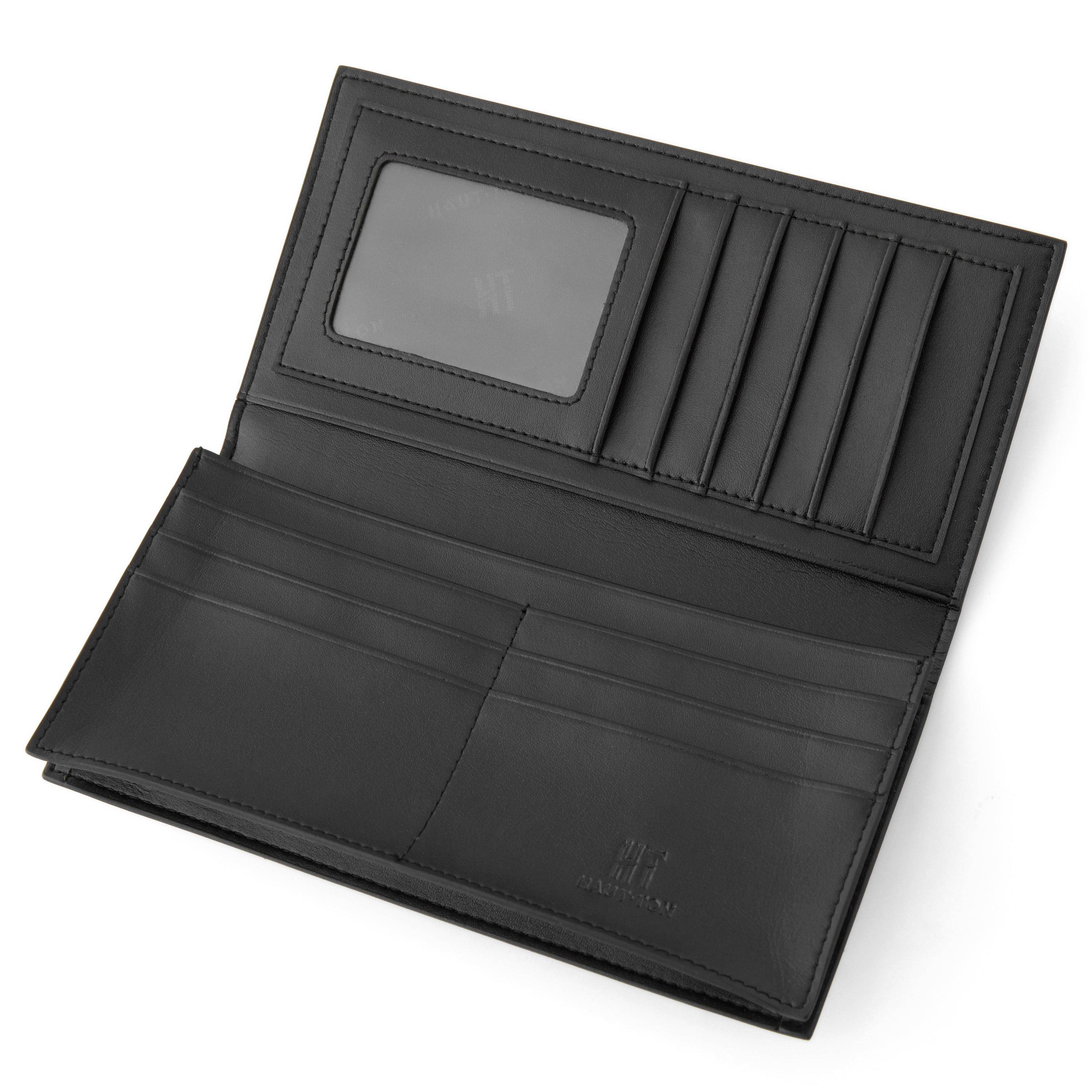 Duży czarnoniebieski portfel we wzór moro - 2