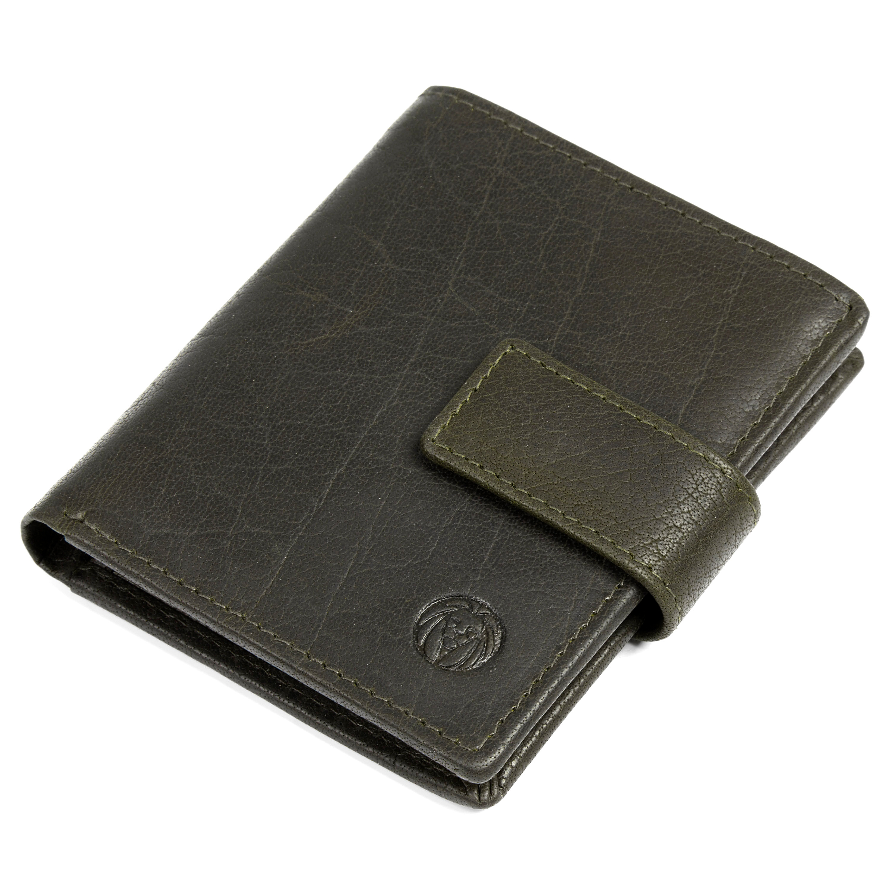 Montreal Compact Olive RFID Leather Wallet - 4