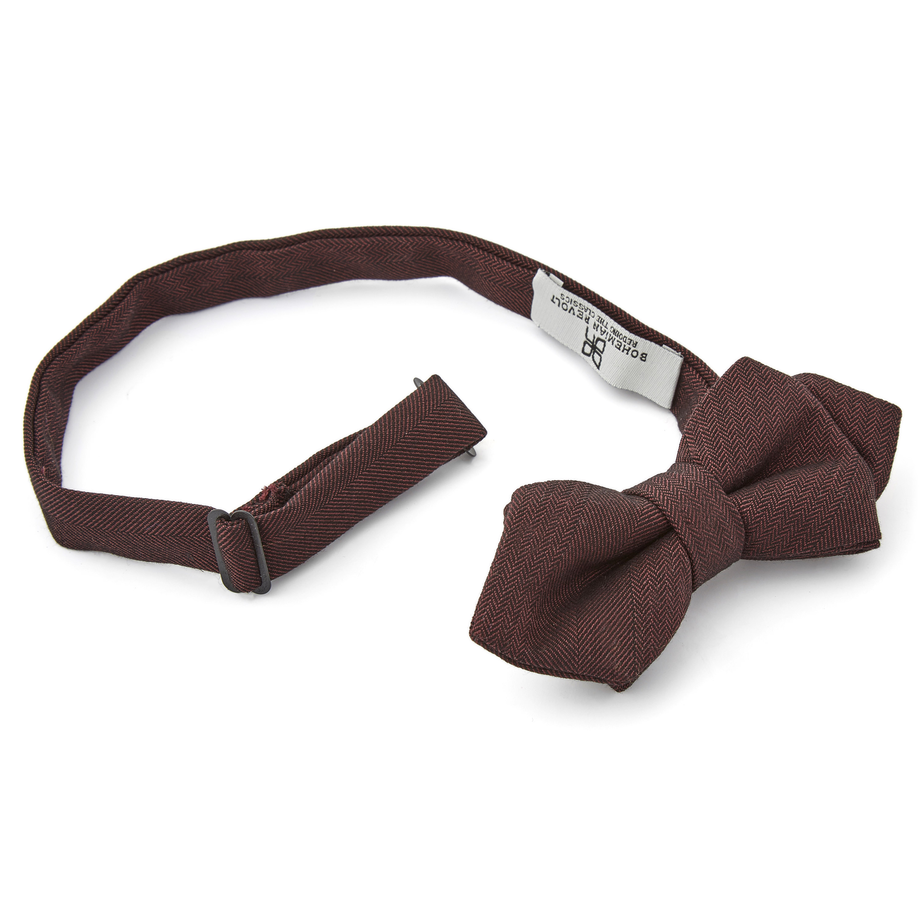 Brun Spids Butterfly med Mønster - 2