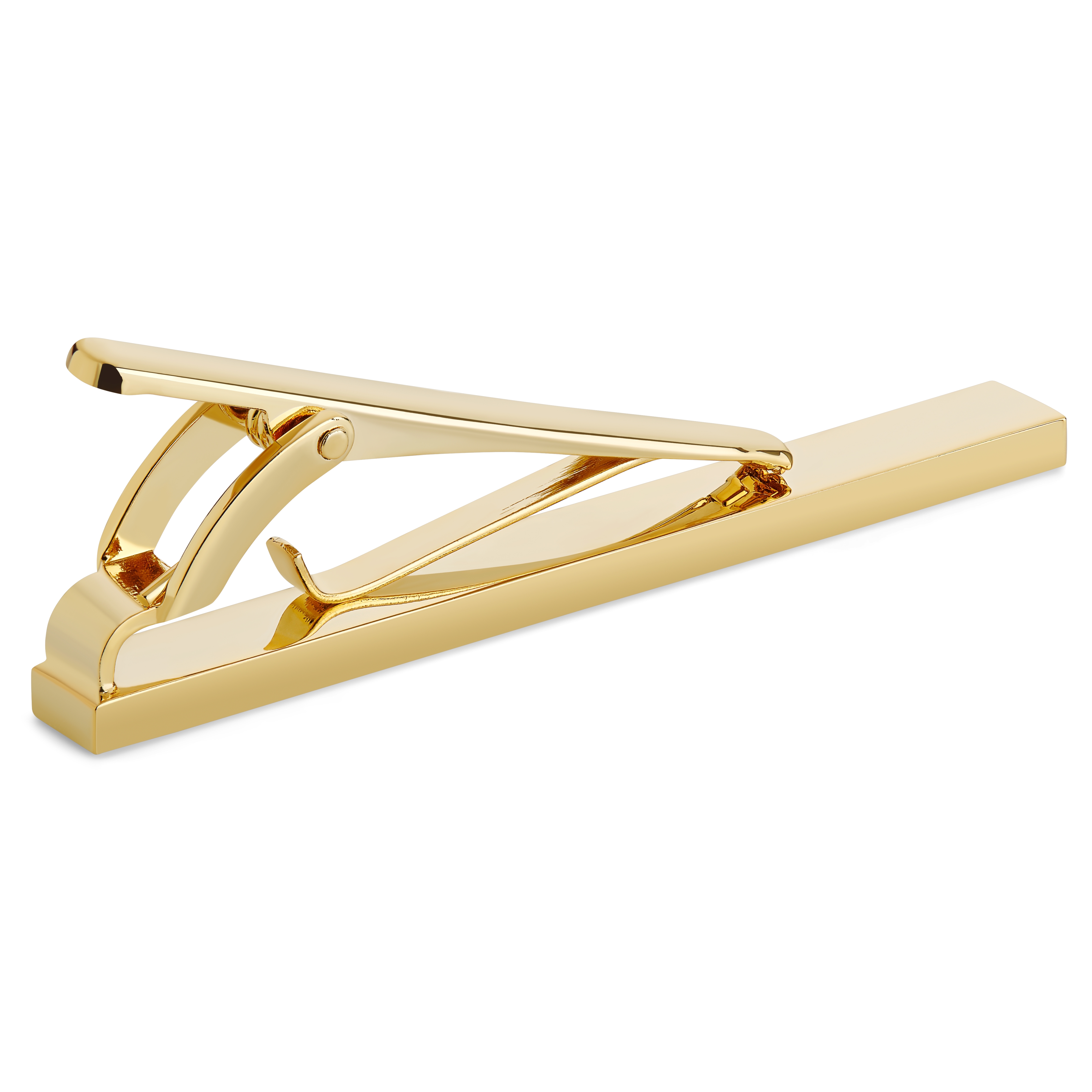Polished Gold-Tone 5.5 cm Tie Clip - 2