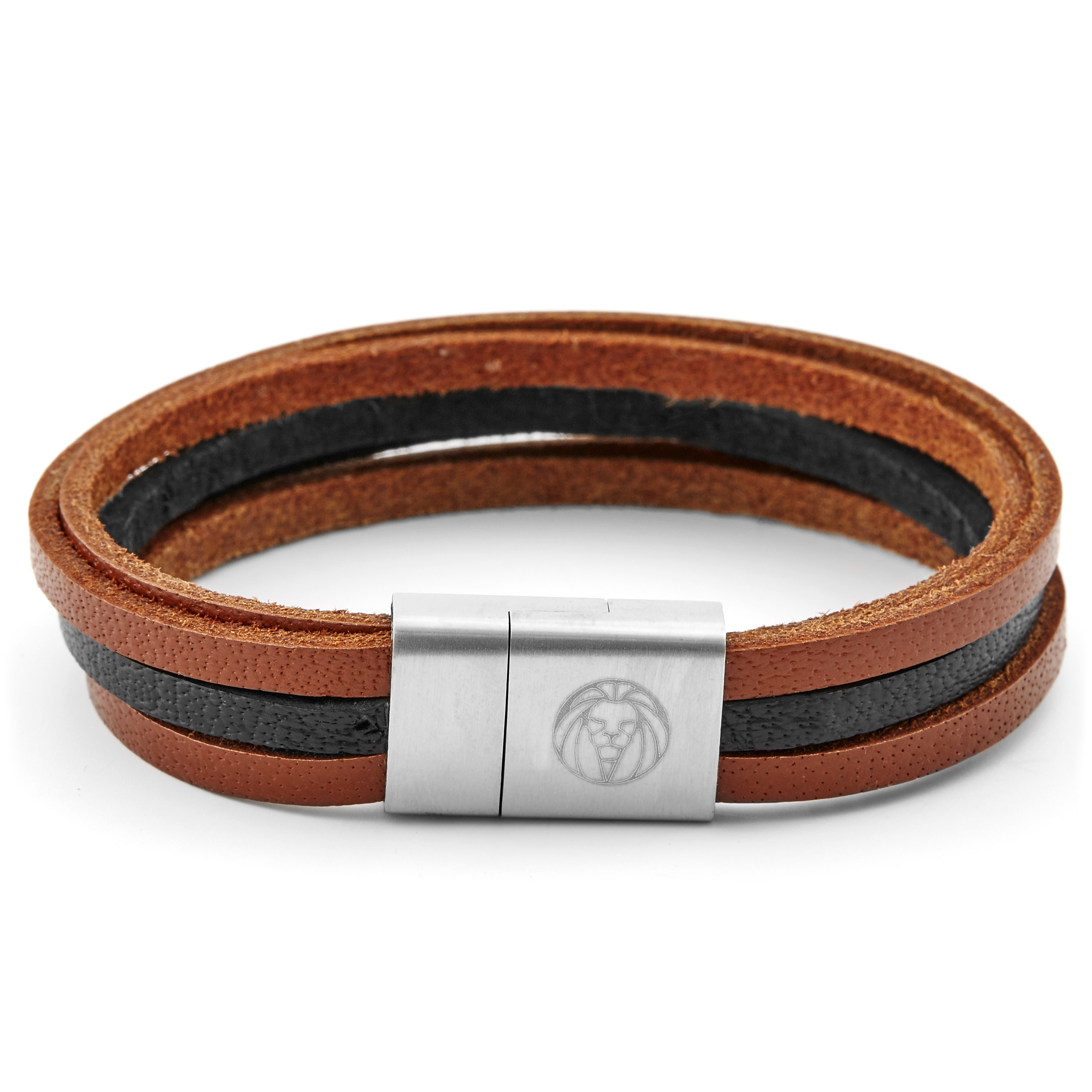 Blandet & Sølvfarvet 6-delt Armbånd - 1