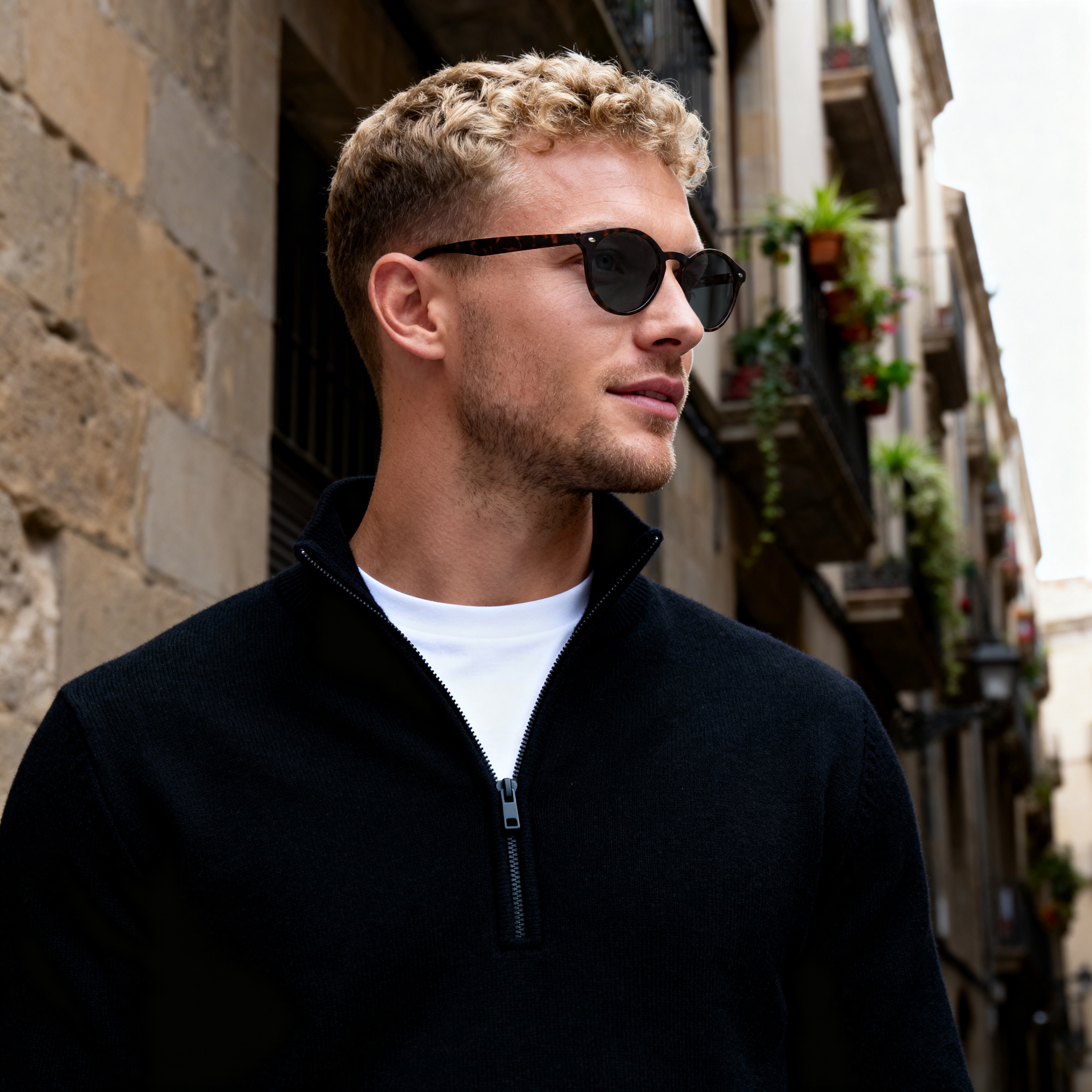 Wally - Kilpikonnakuviolliset & Harmaalinssiset Wade-aurinkolasit - 3