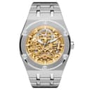 Arvion Mamut Gold and Silver-Tone Automatic Skeleton Watch Arvion Mamut Gold and Silver-Tone Automatic Skeleton Watch