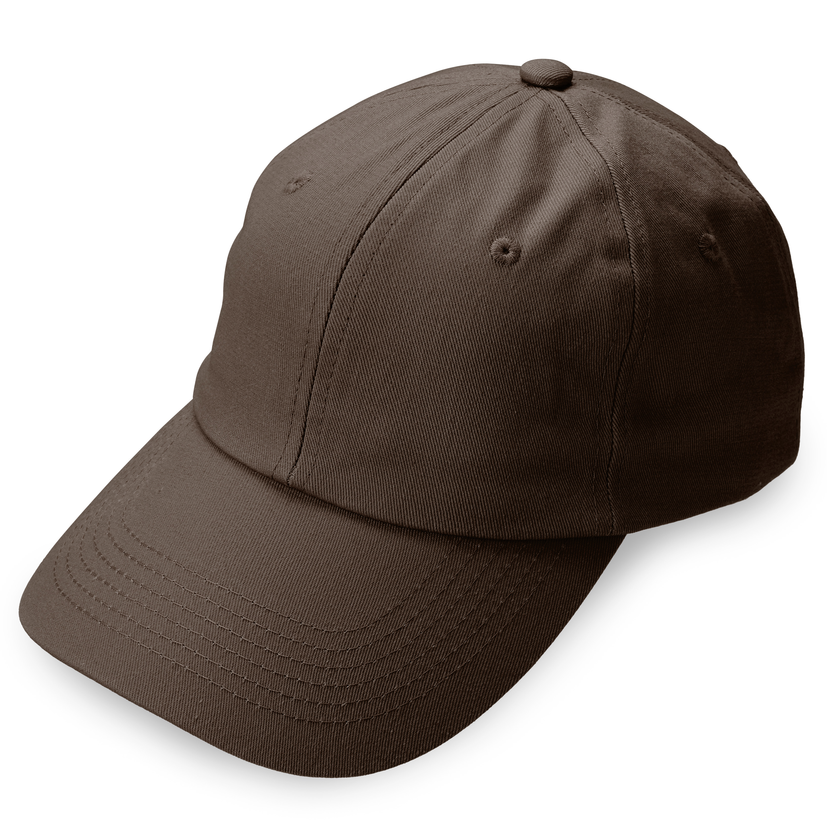Waykins | Brown Plain Cotton Cap