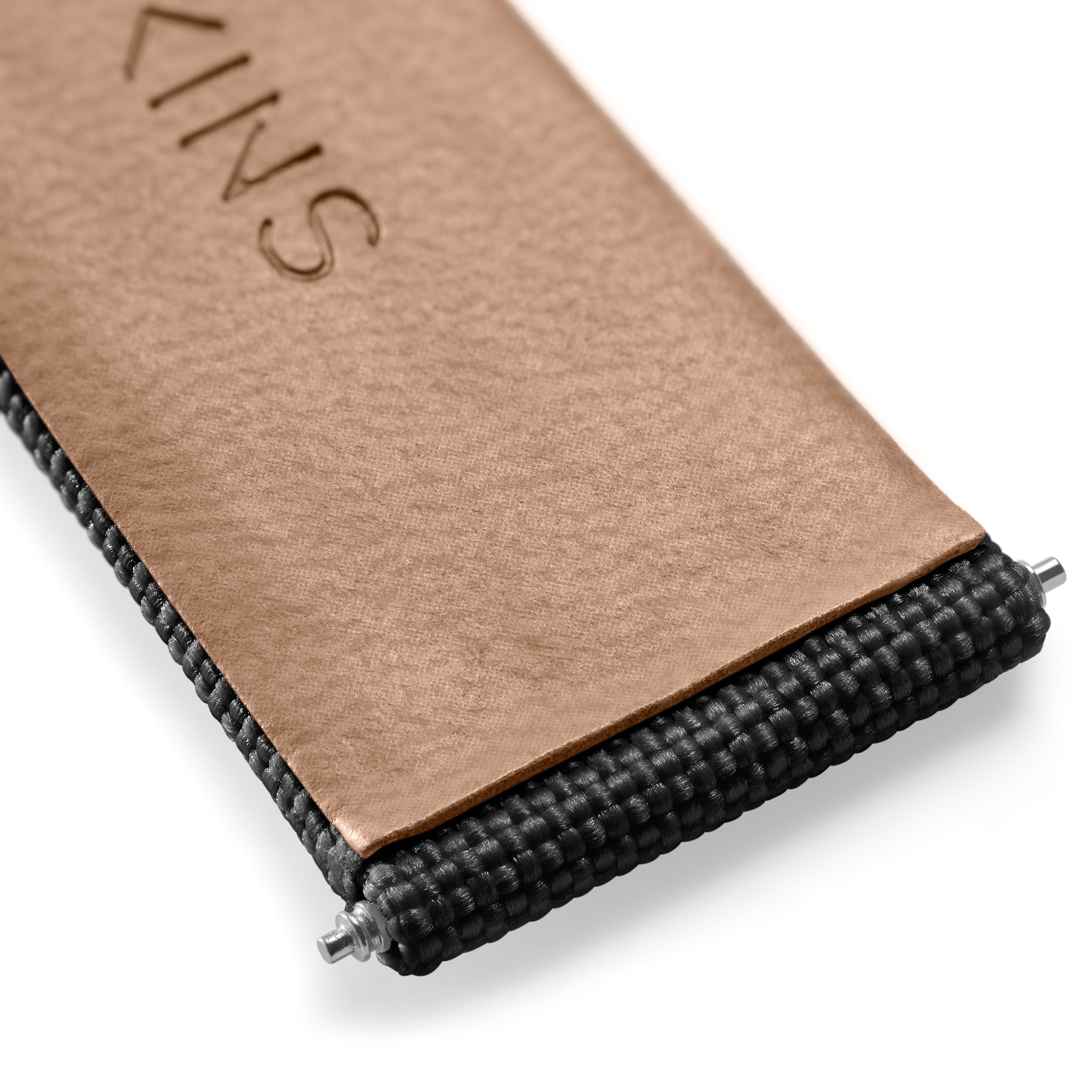 Recapture | Black Recycled PET and Vegan Leather Strap - 4