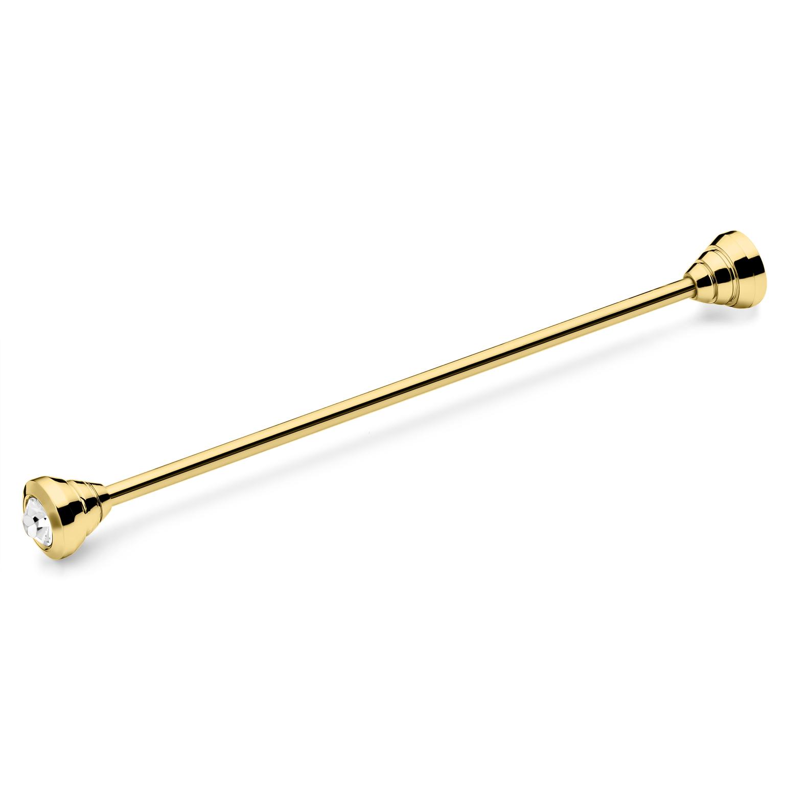 Gold-Tone Collar Bar with Zirconia Gold-Tone Collar Bar with Zirconia