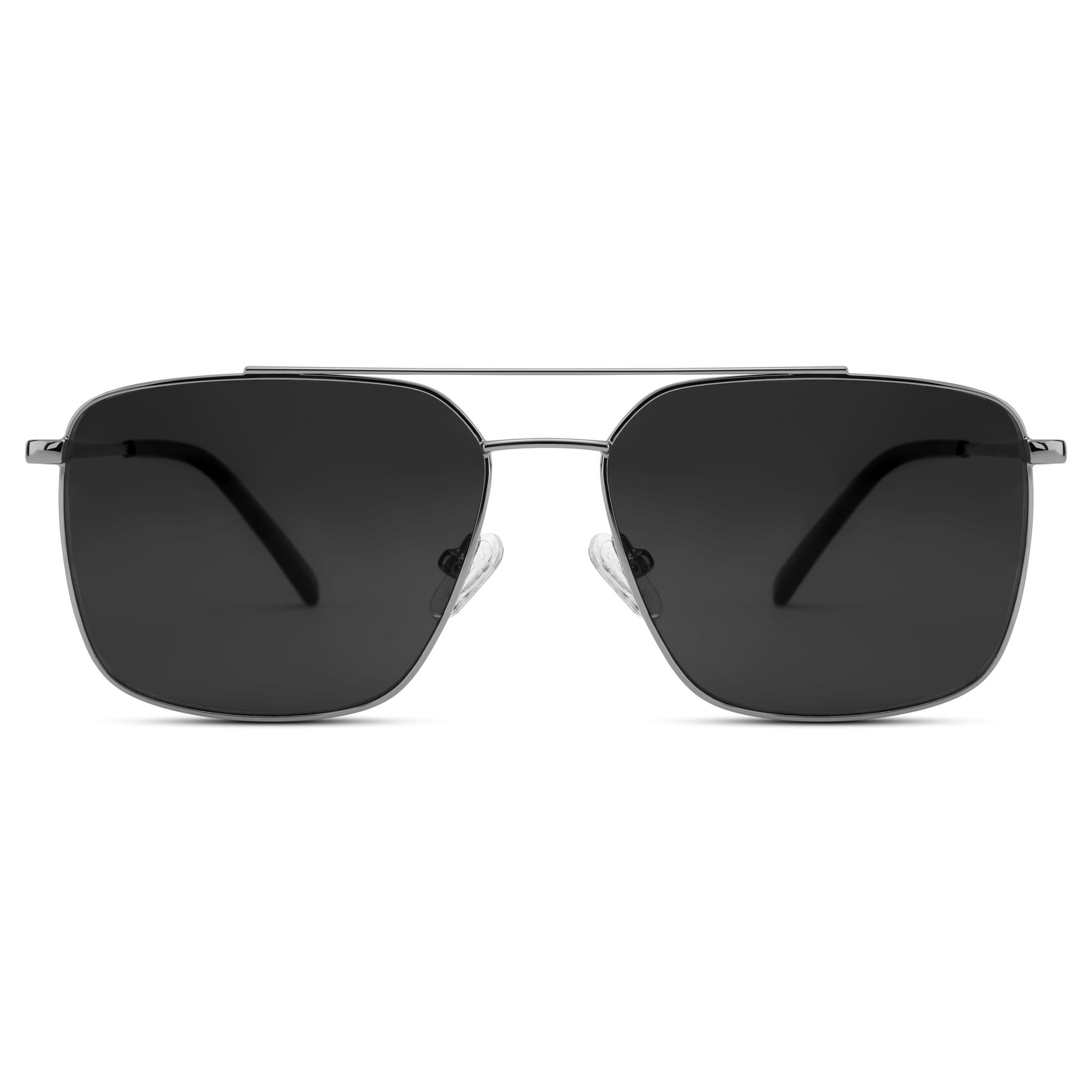 Pacchetto 4 Occhiali Da Sole Uomo Quadrati Polarizzati – Design Vintage, Montatura Leggera E Protezione UV