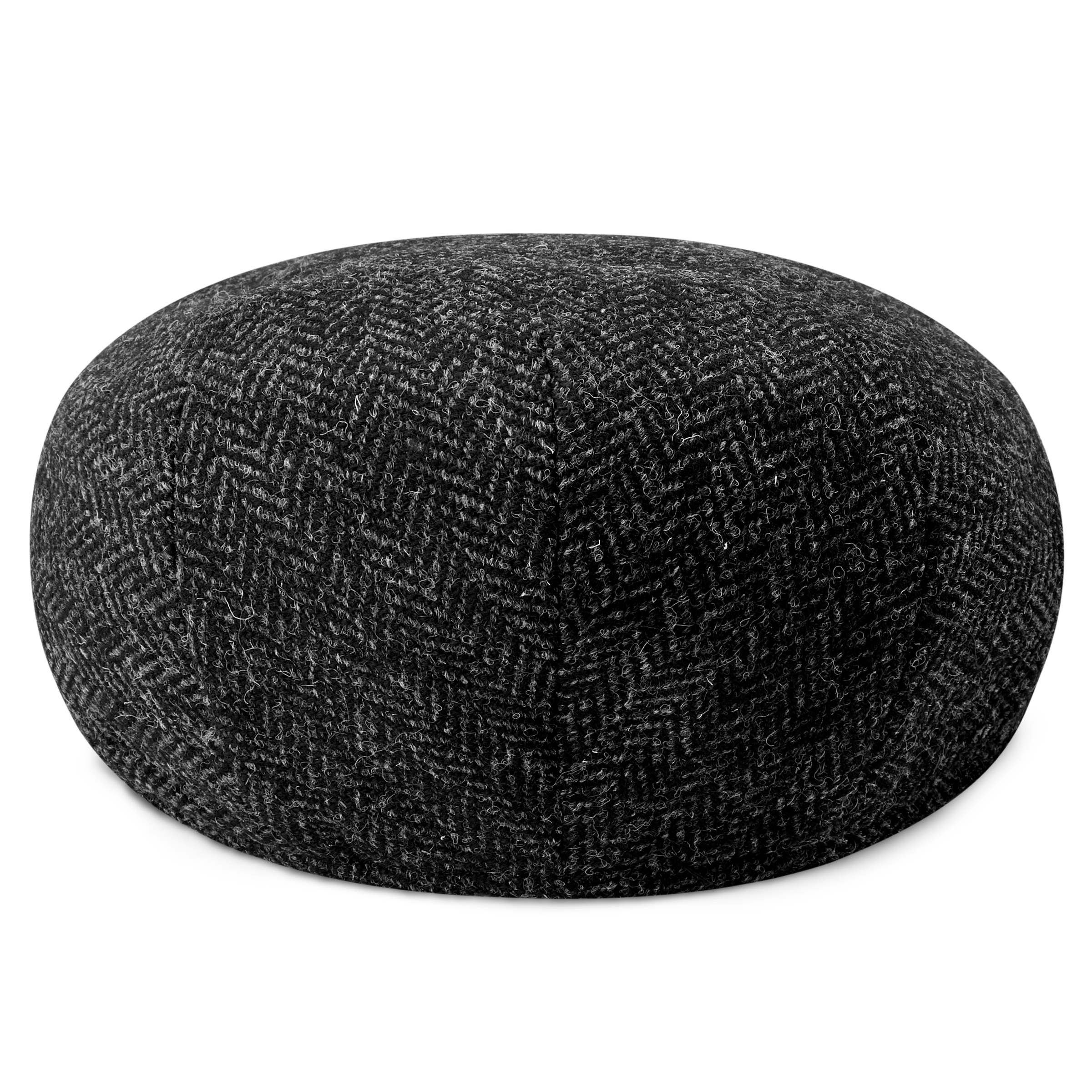 Eddye Grey Wool Fido Flat Cap - 4