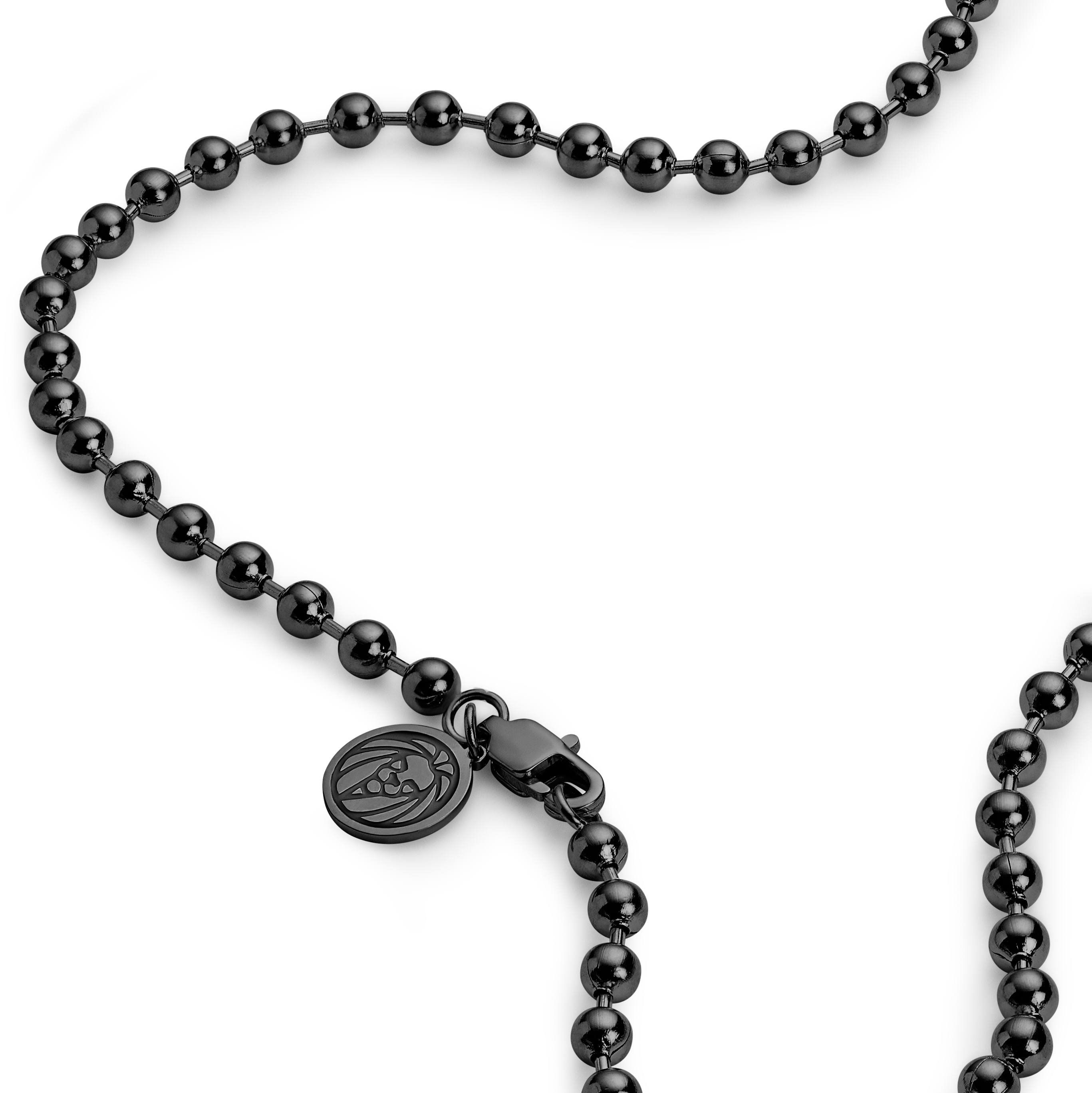 【BLACKPURPLE】4p ball-chain BBBB necklace BLACKPURPLE】4p ball-chain BBBB necklace (BLACKPURPLE
