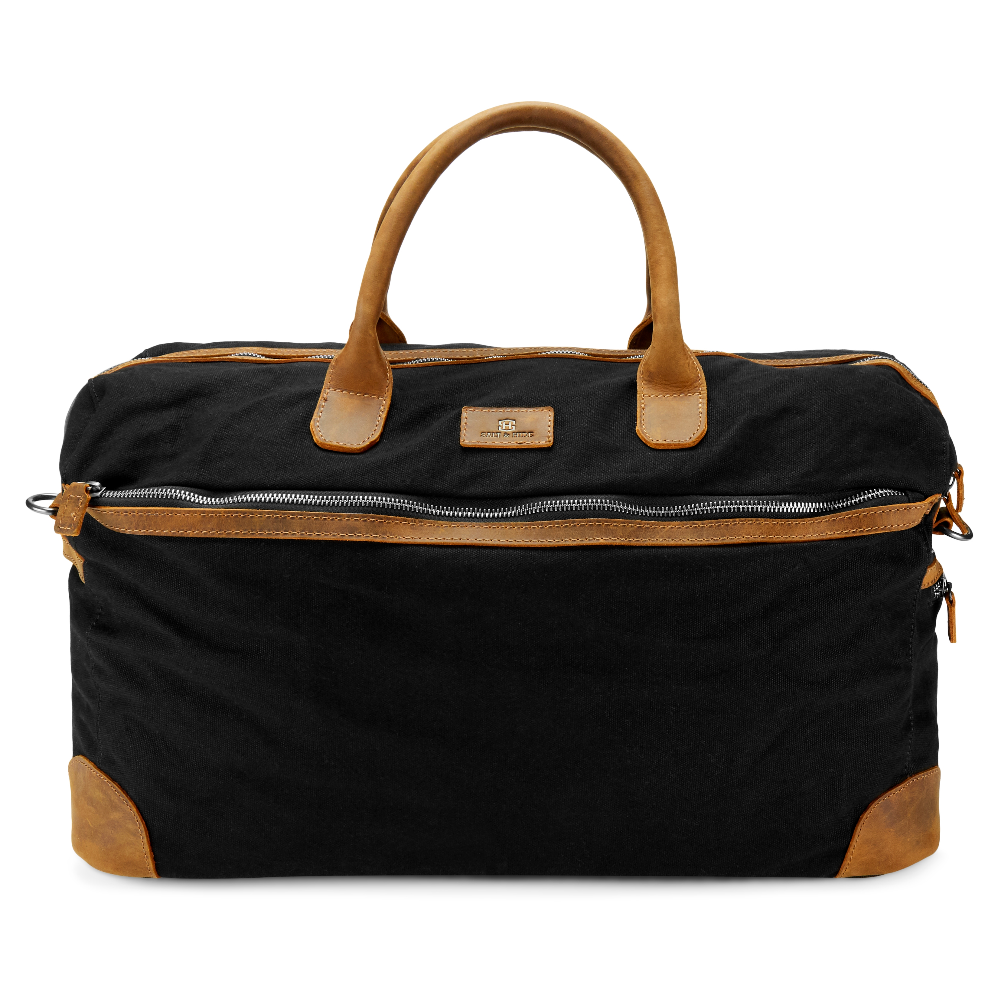 Sutton Black & Tan Tarpa Duffel Bag  - 3