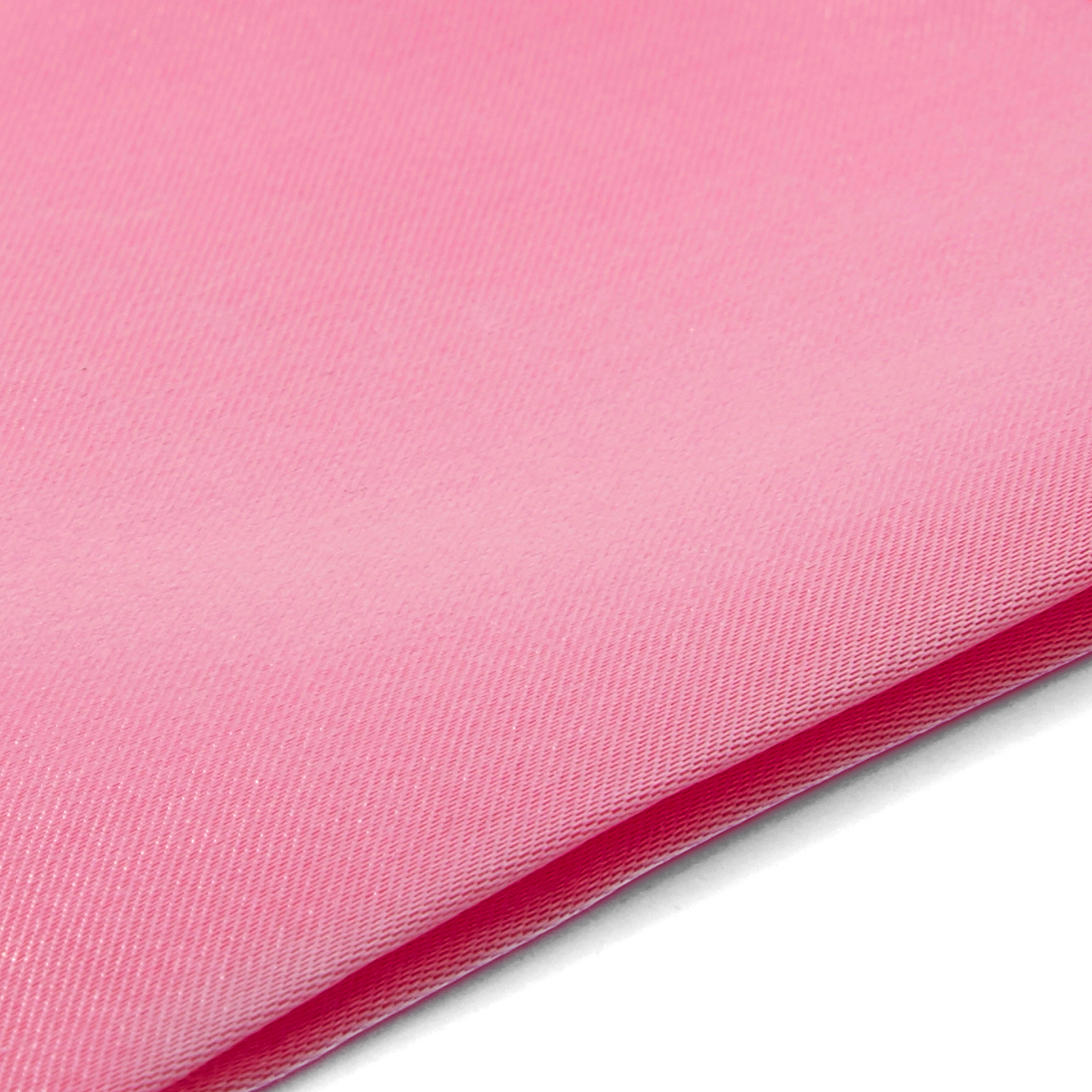 Shiny Baby Pink Basic Pocket Square - 2