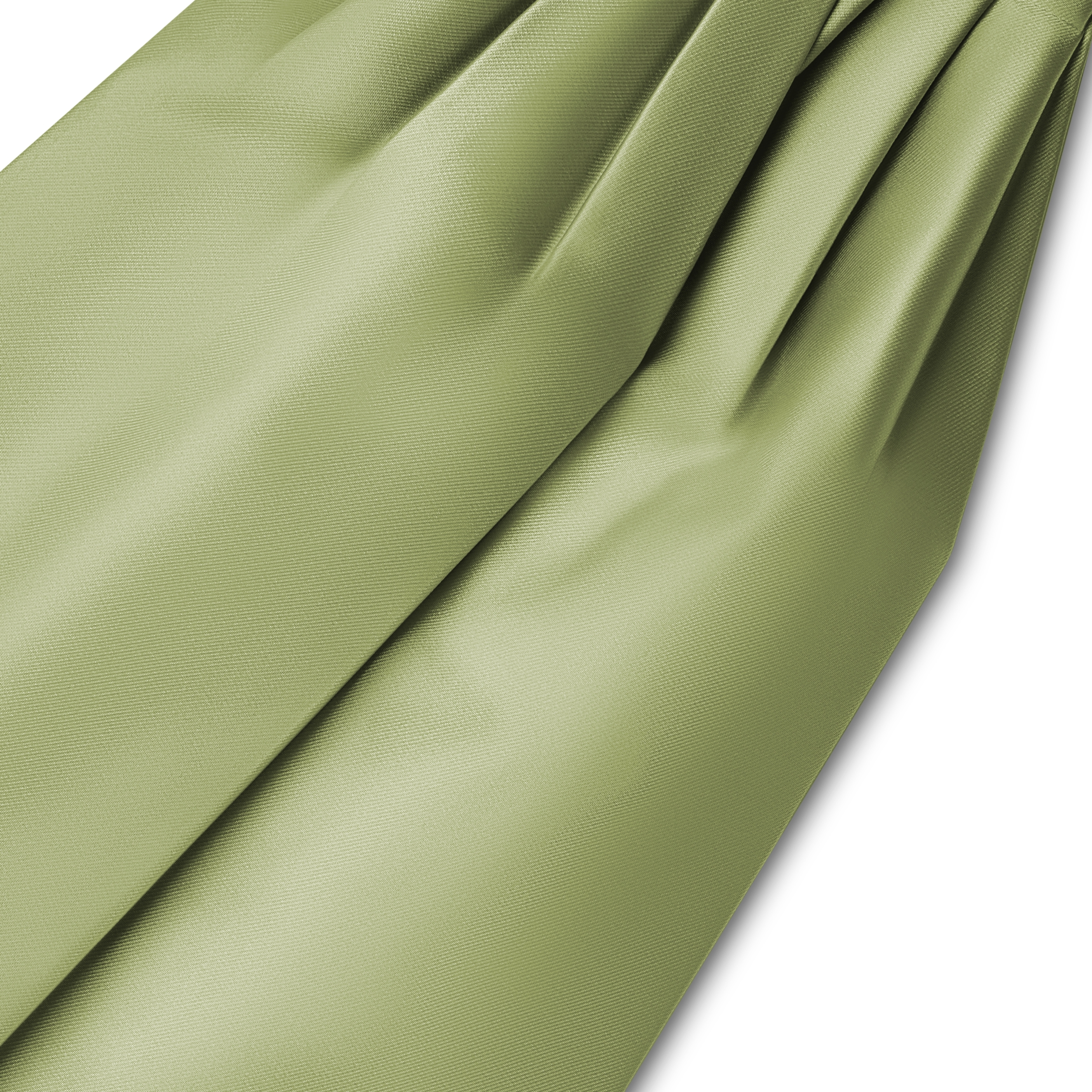 Cravate Ascot en satin vert clair - 2