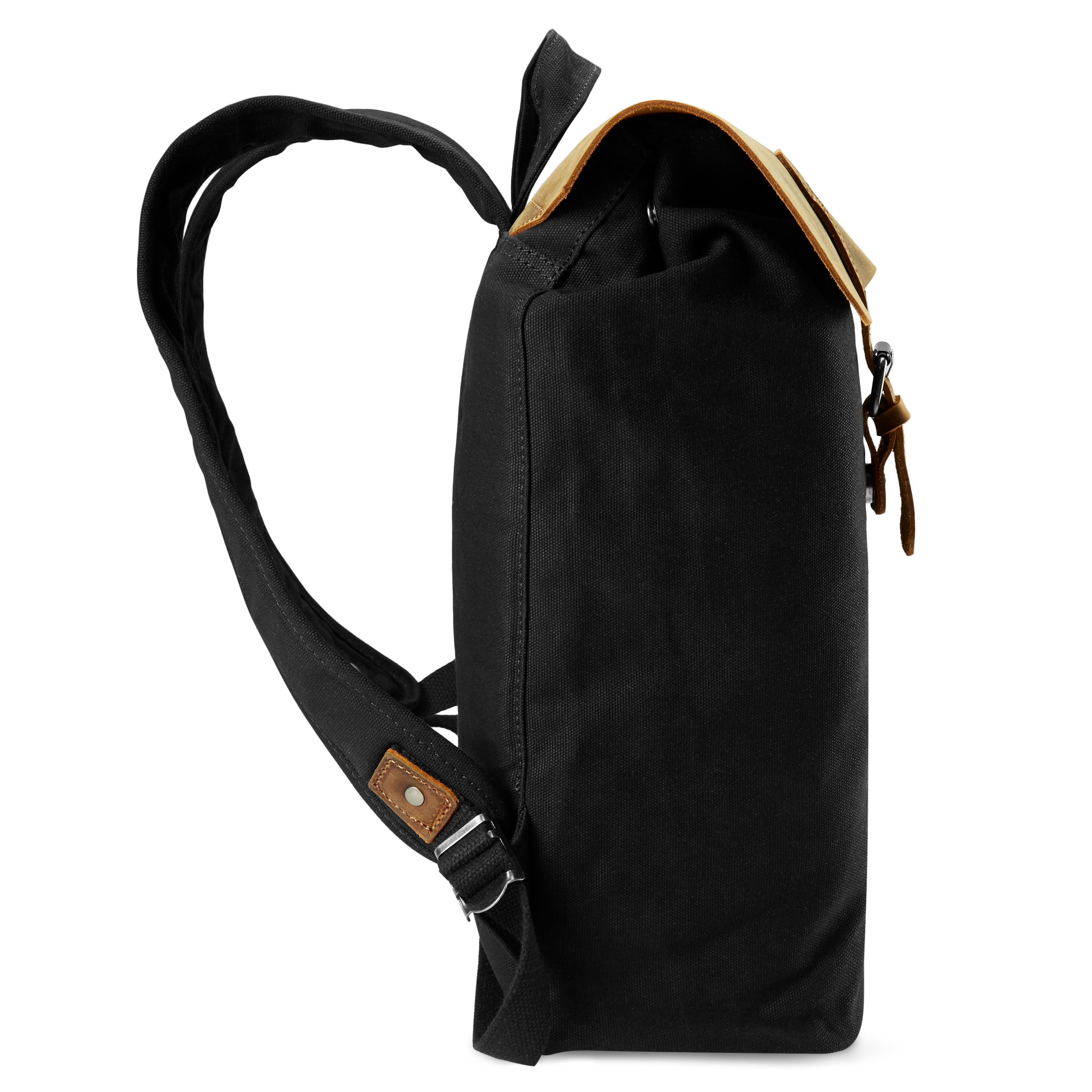 Mochila negra y marrón claro Tarpa Sonny  - 6