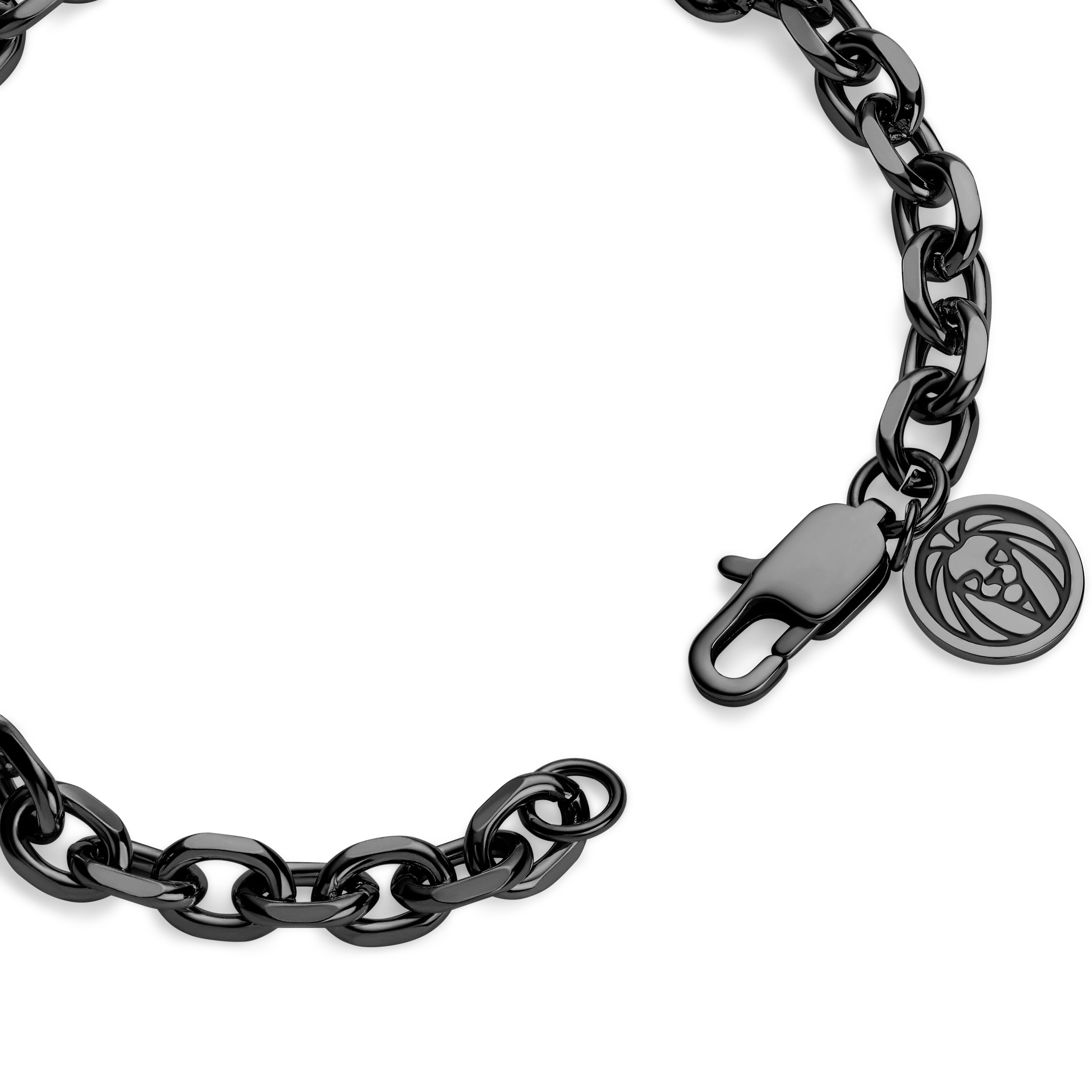 Essentials | 8 mm Gunmetal Black Cable Chain Bracelet - 3
