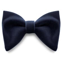 Blue pre tied bow ties