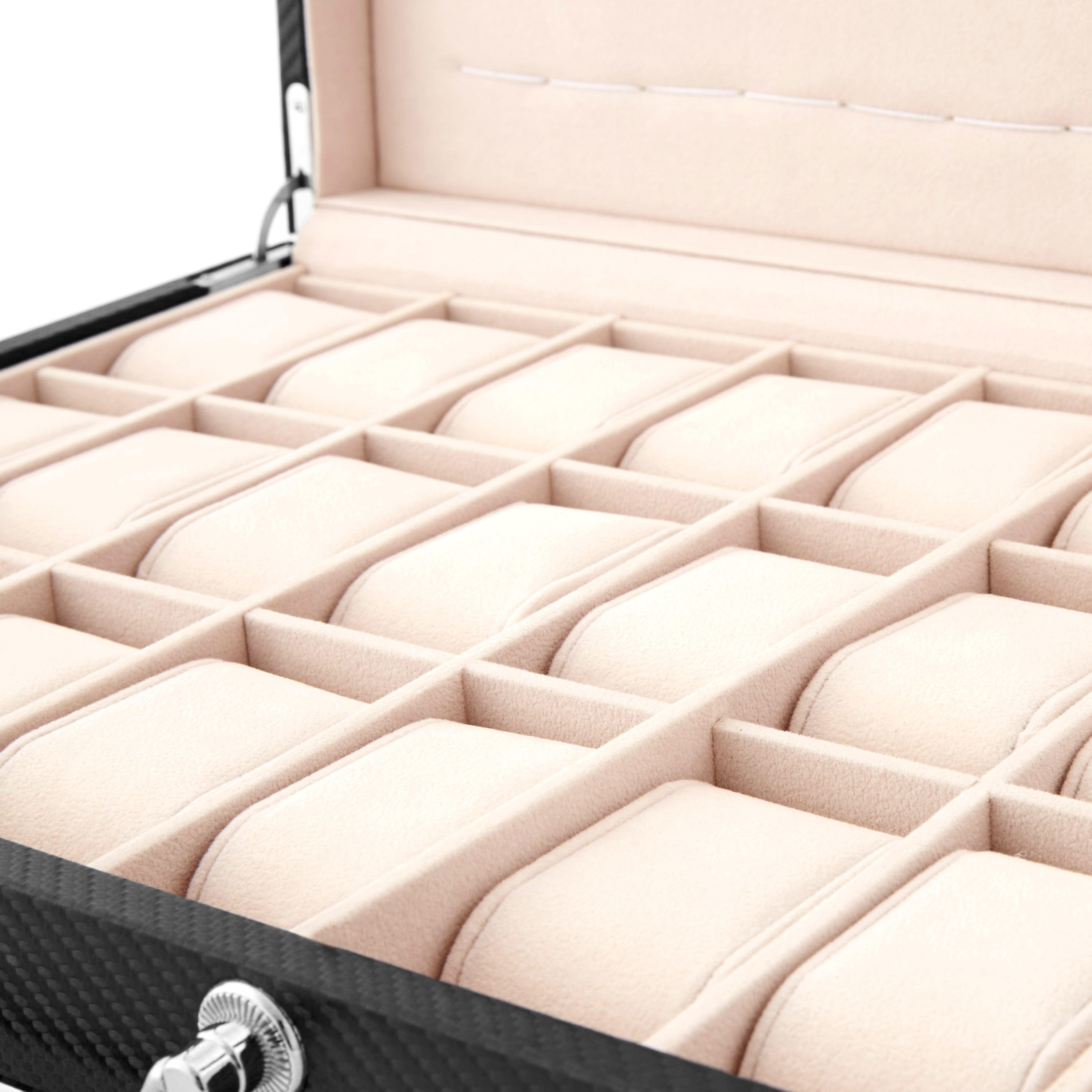 Svart Klokkekoffert - 24 Klokker - 3