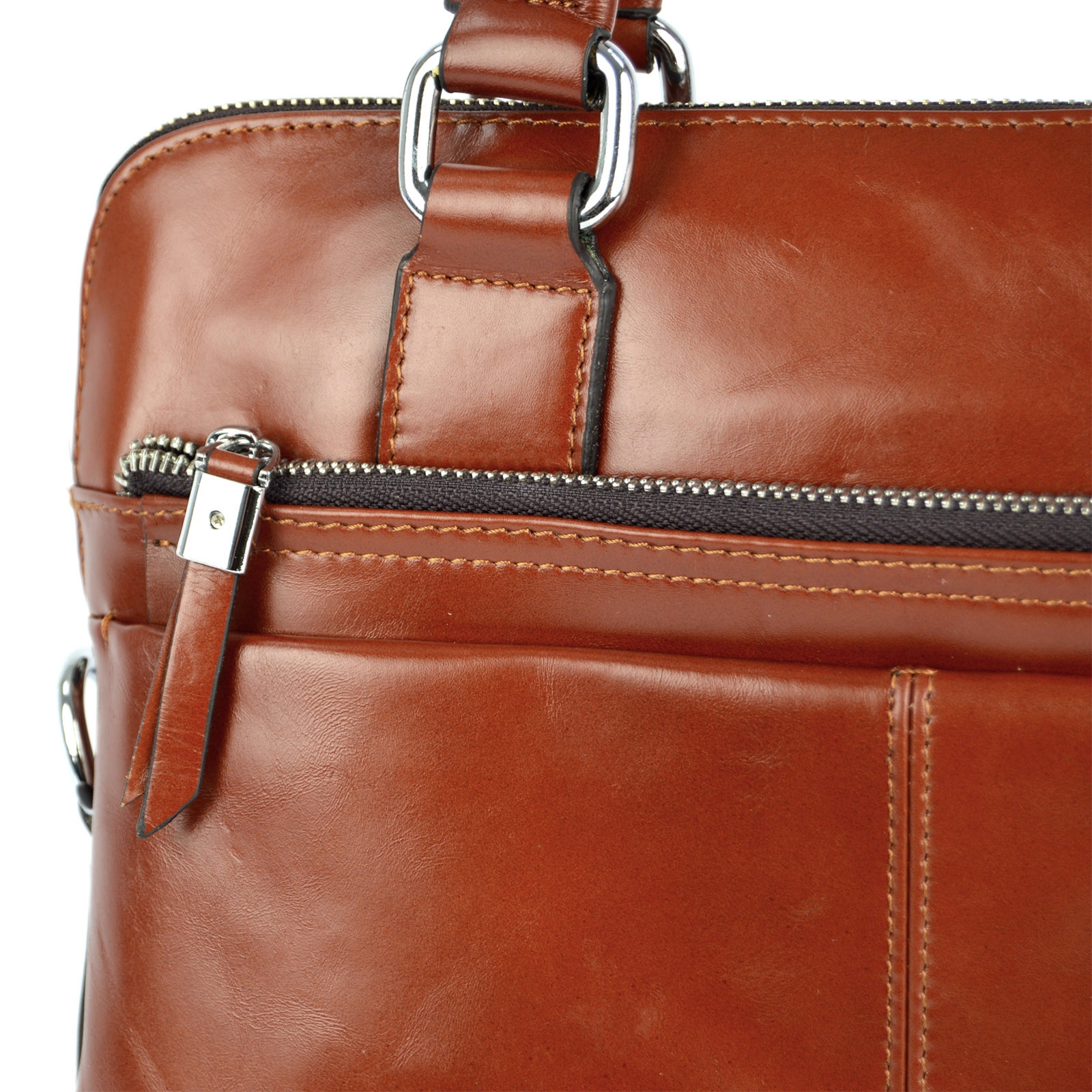 Rødbrun Fashion Skulderveske - 4