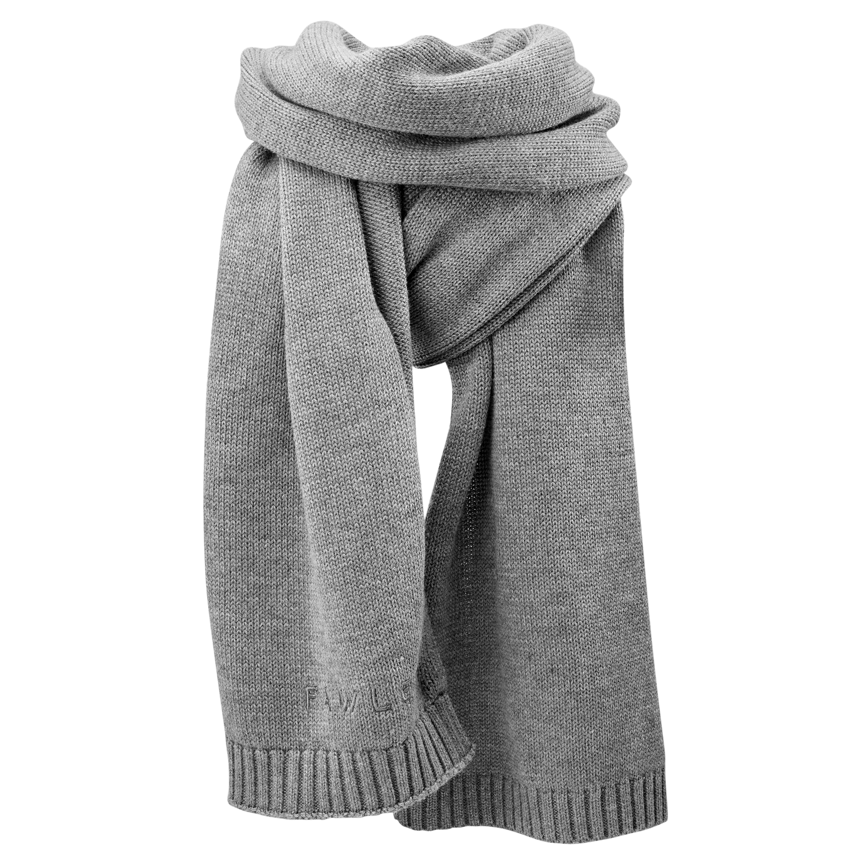 Accessories Scarves Tube Scarves Fifth Avenue Tube Scarf natural white-light grey cable stitch casual look 