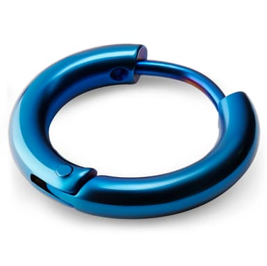 Ørering i Blått Stål Ørering i Blått Stål