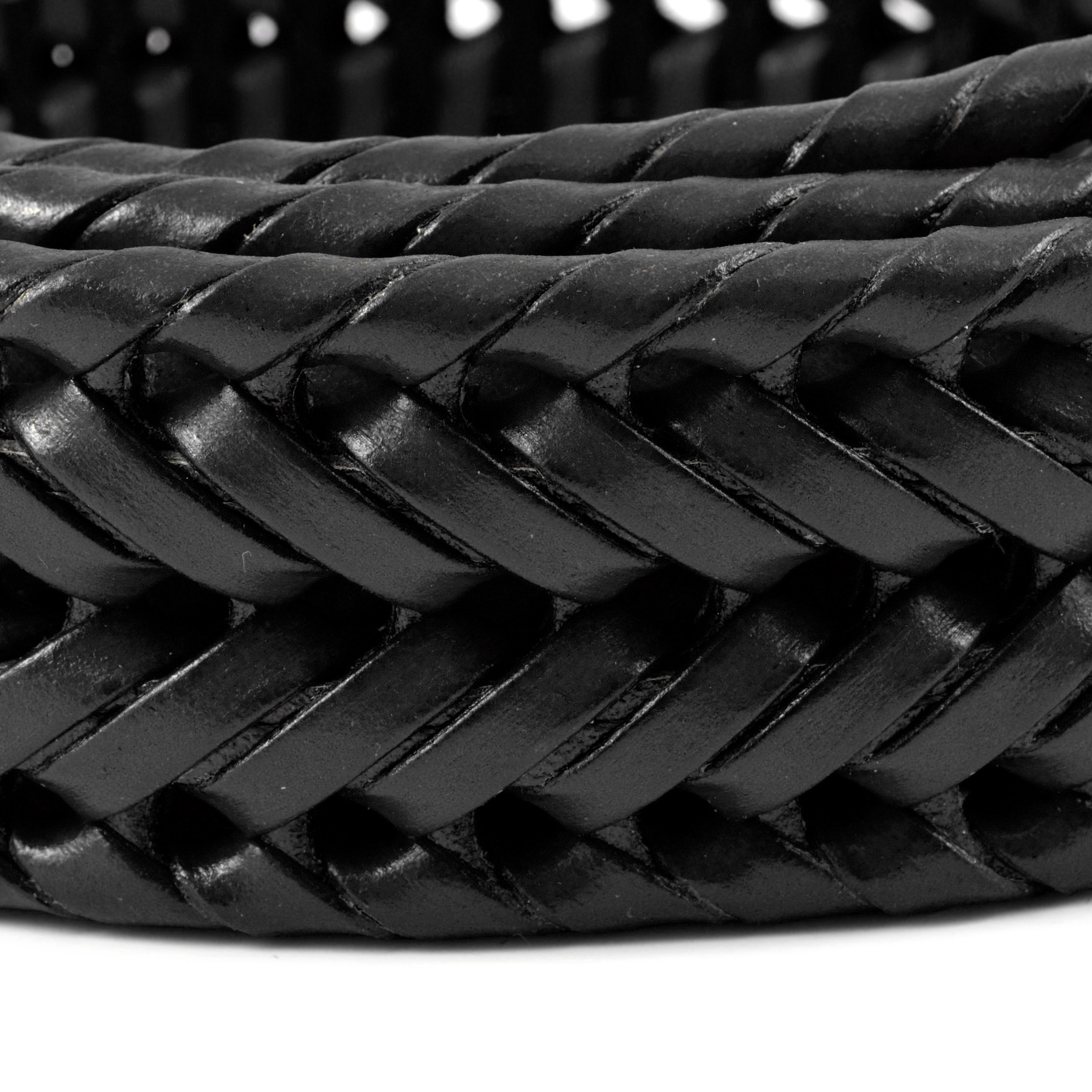 Svart Flätat Bälte - 2