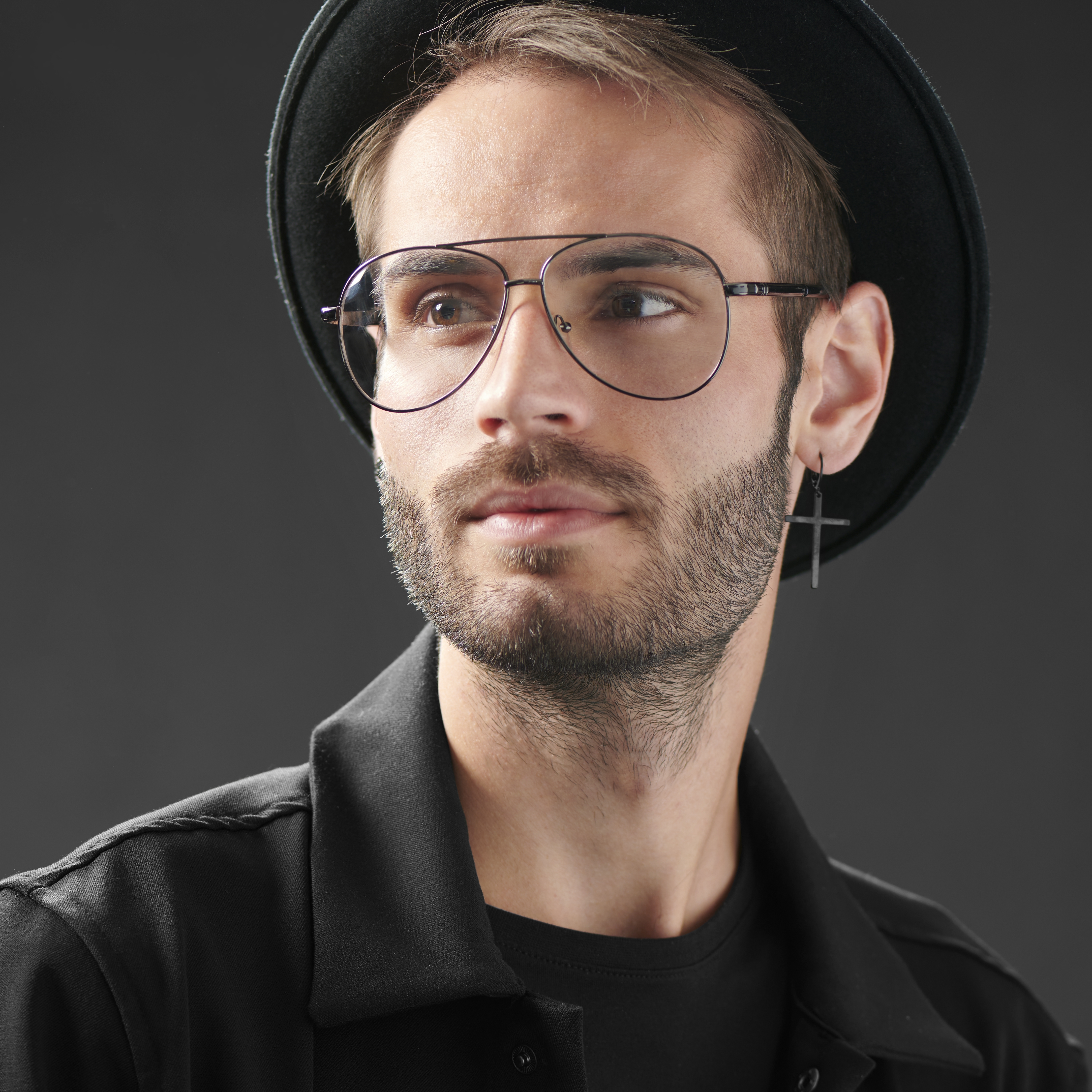 The Professor Black Frame Glasses - 4