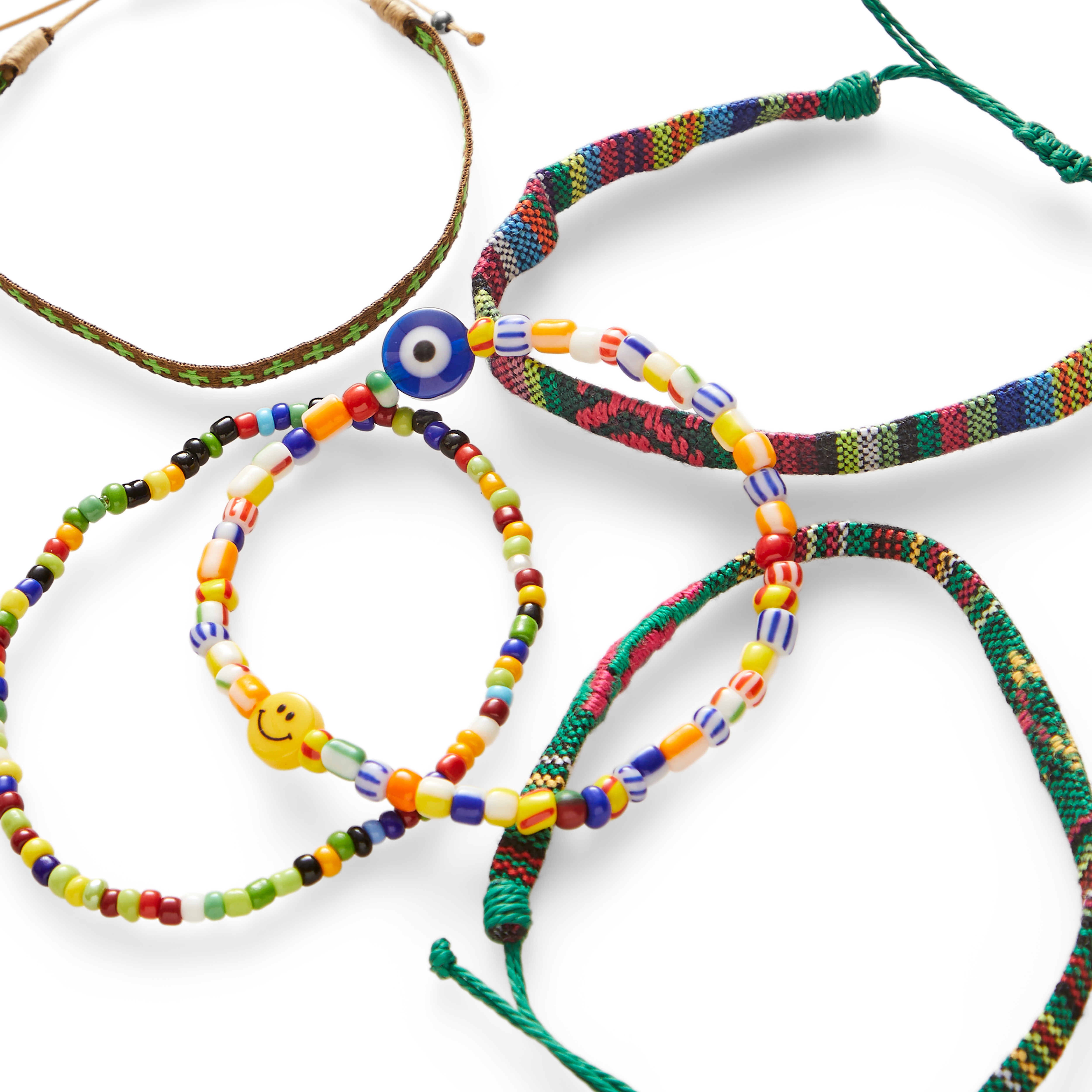 Amalfi | Modica Carnaval Set de 6 bracelets multicolores - 2