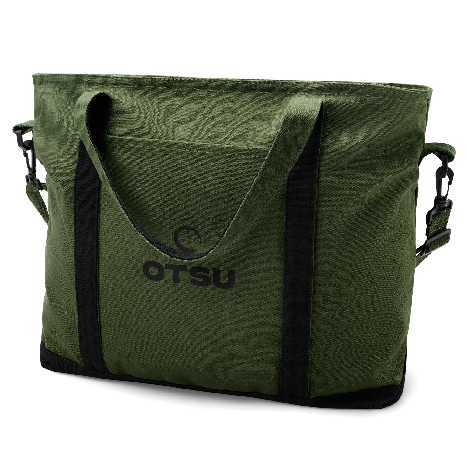 Otsu - Large army green zip tote bag Otsu - Large army green zip tote bag