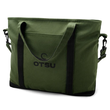 Otsu - Grand tote bag vert militaire avec fermeture éclair Otsu - Grand tote bag vert militaire avec fermeture éclair