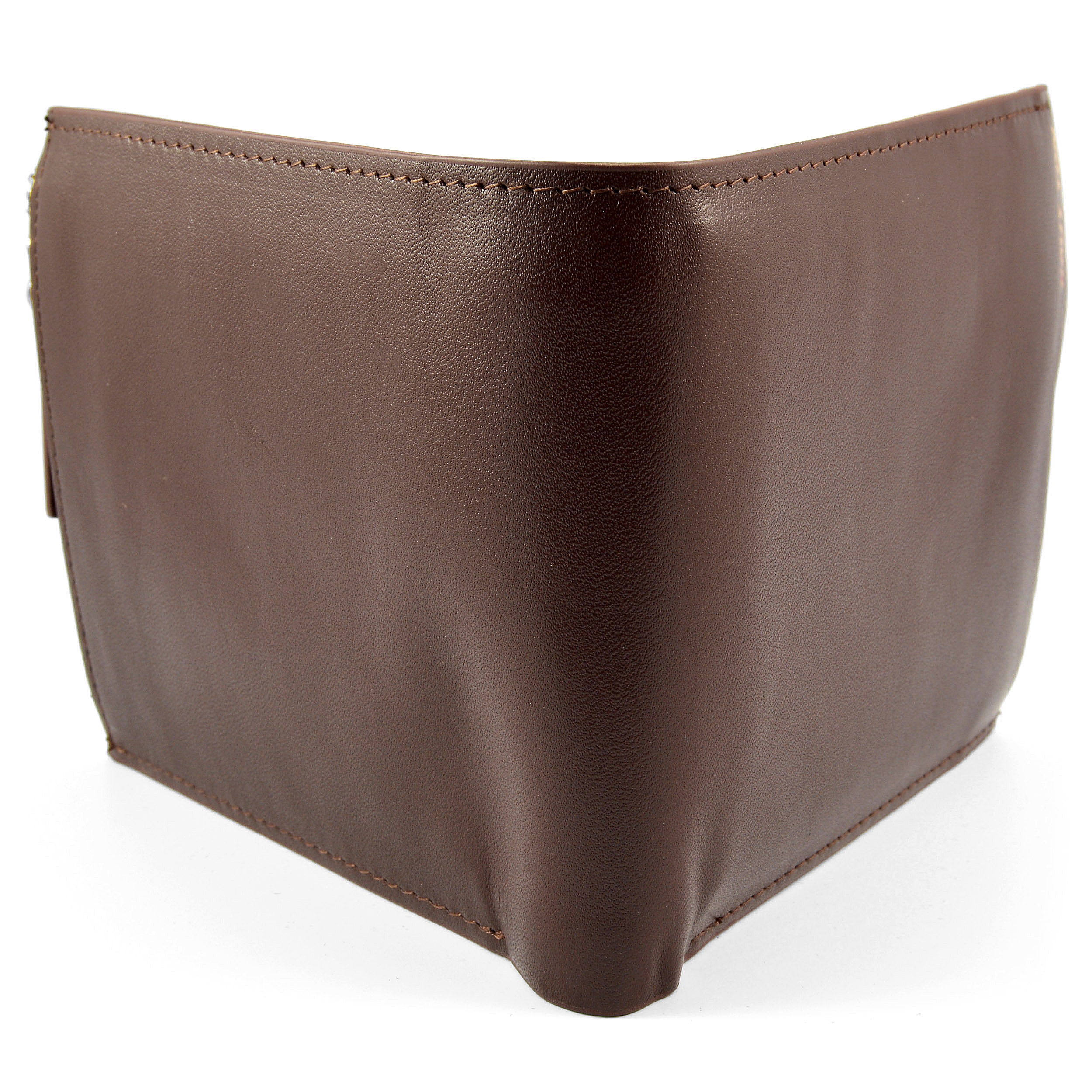 Braune Leder Geldbörse - 3