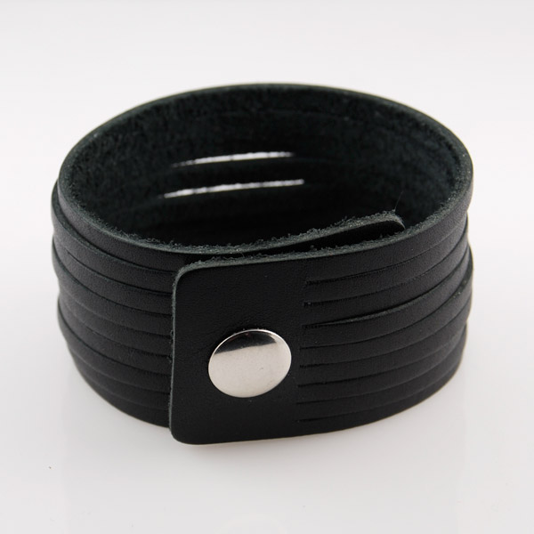 TRENDHIM - Multi Black Læderarmbånd - 2