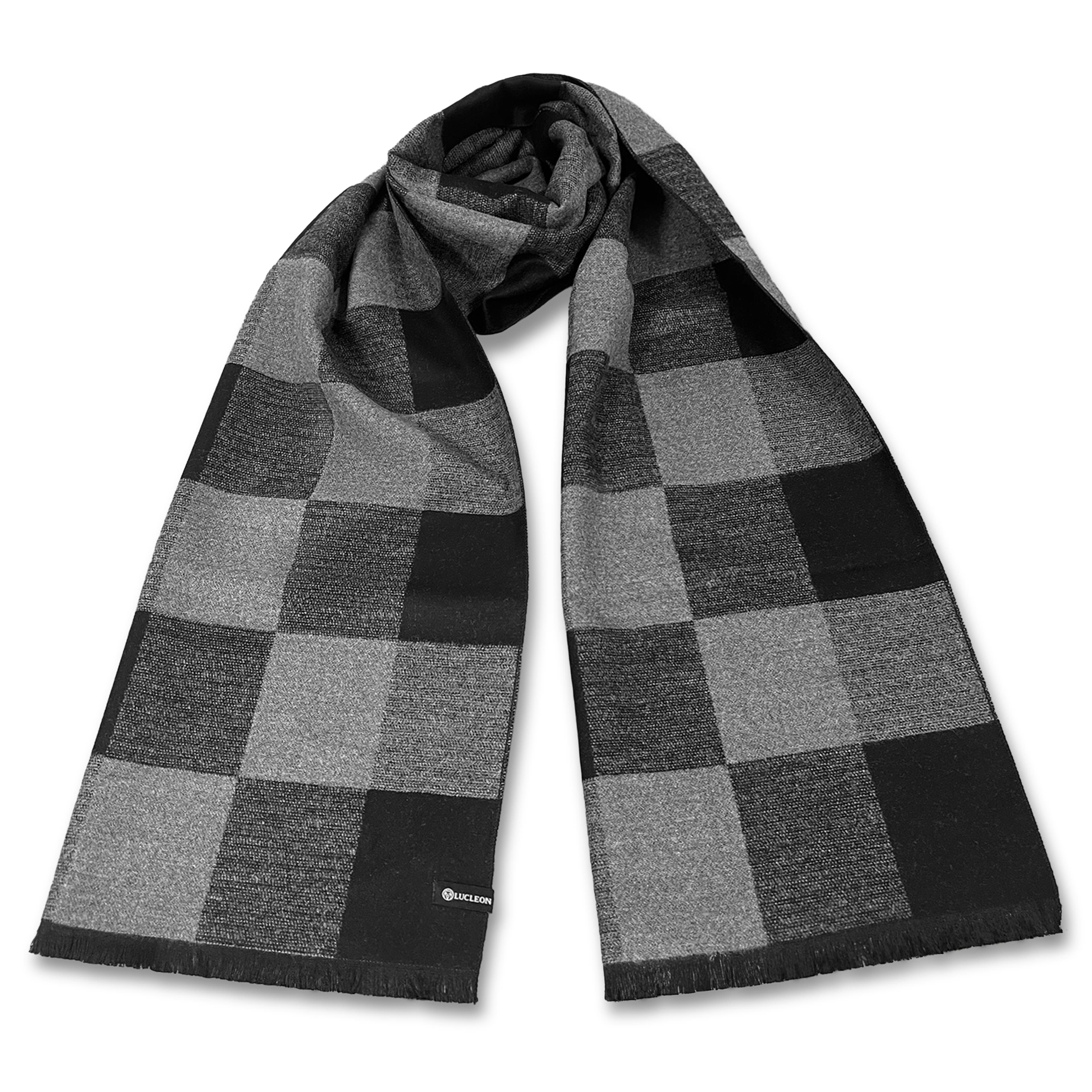 Metro | Официален кариран шал в сиво и черно Metro | Официален кариран шал в сиво и черно