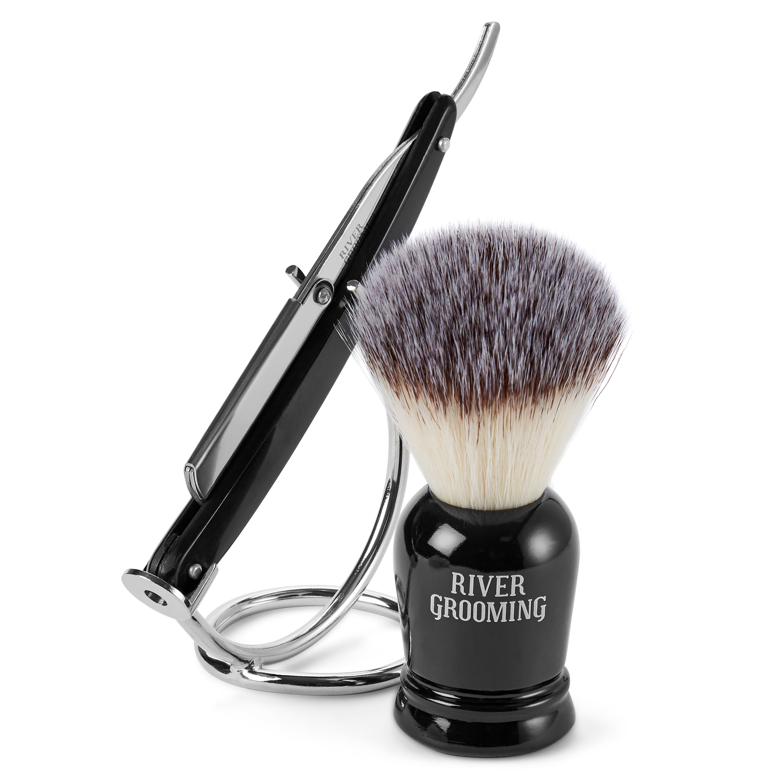 Kit de afeitado sencillo negro - 1