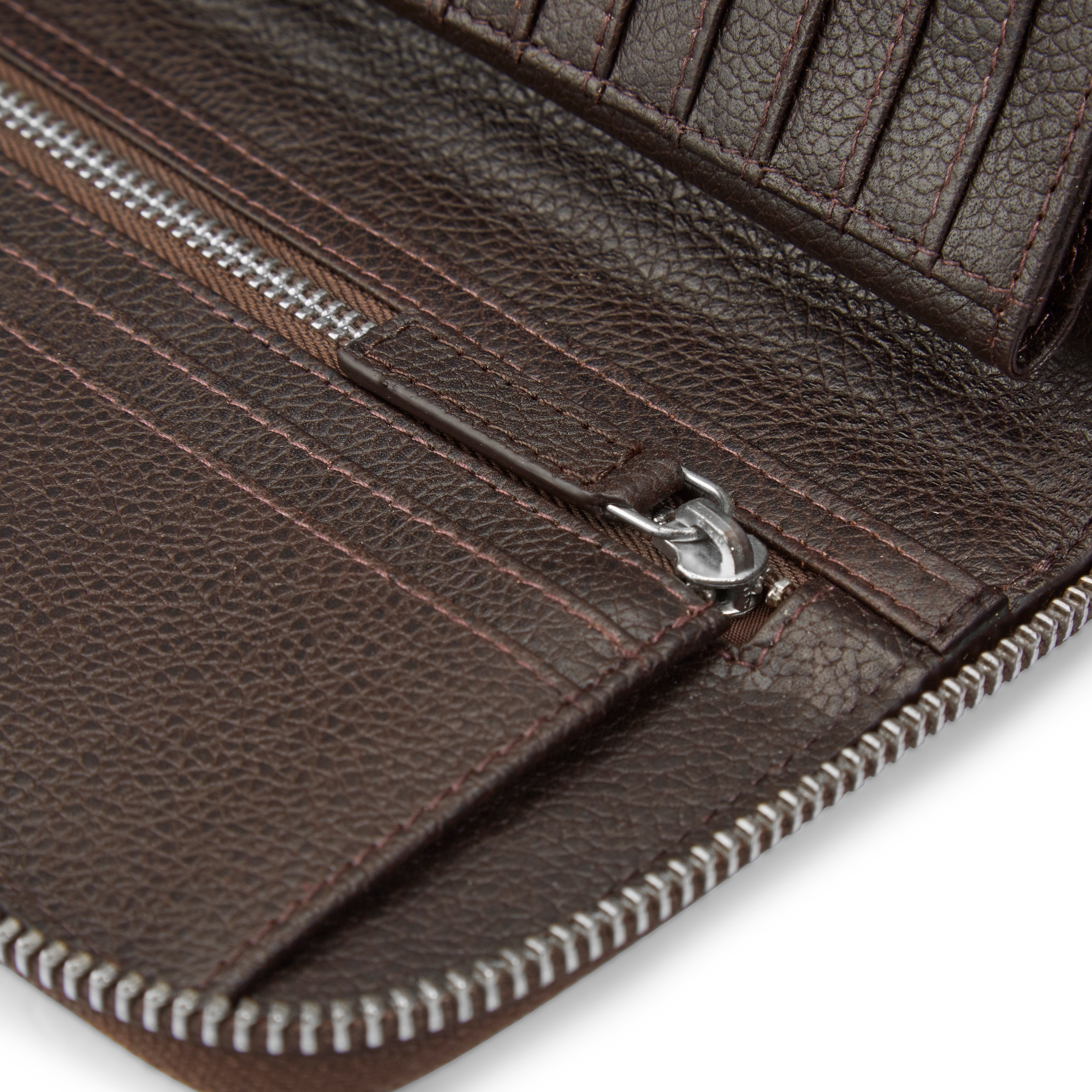 Lauri Mørkebrun RFID-Blokkerende Lommebok - 5