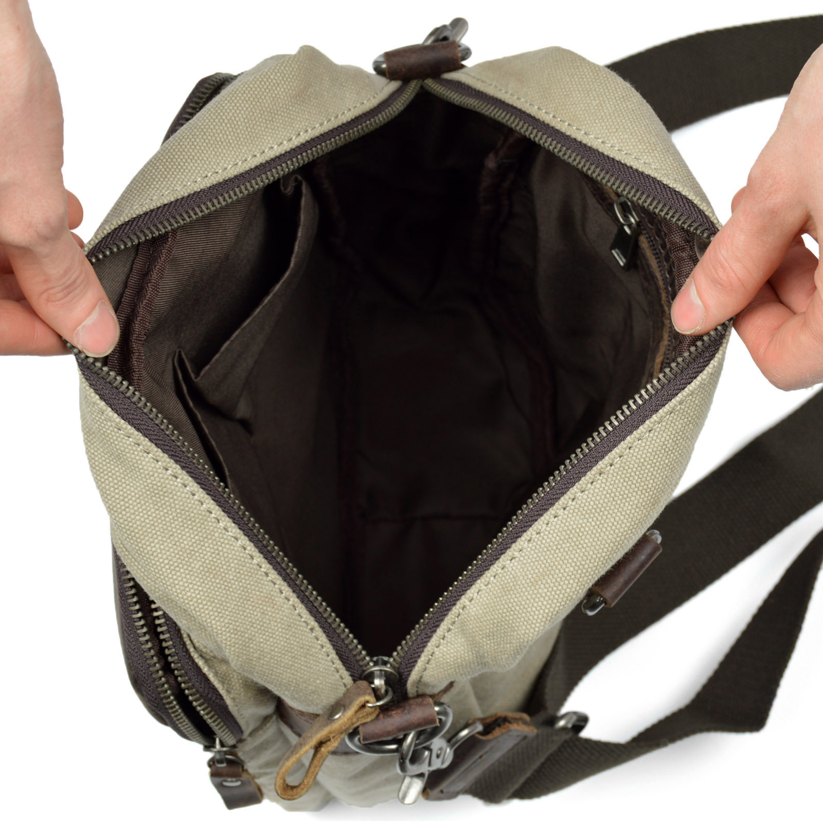 Odate Creme Skuldertaske - 12