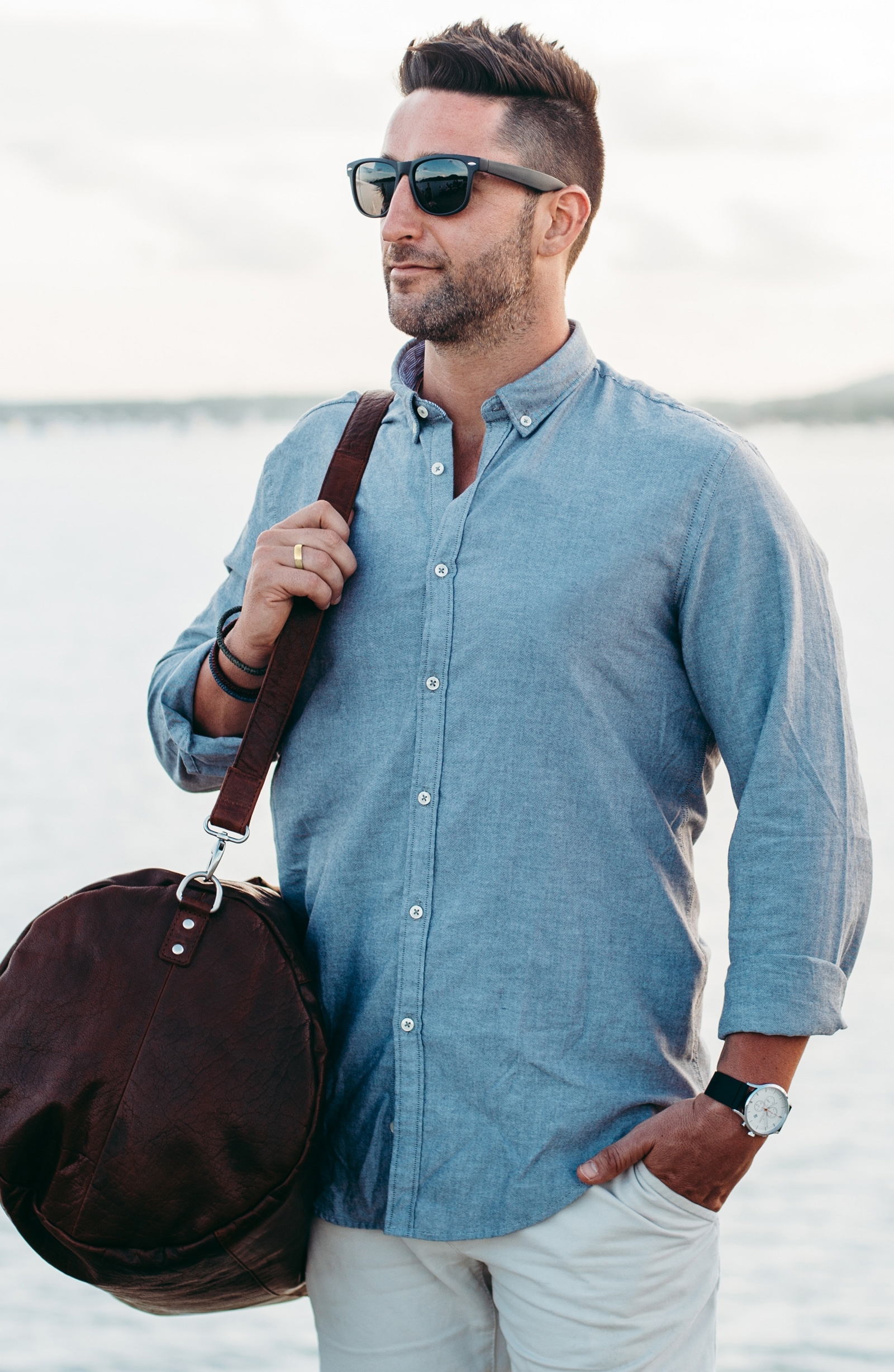 Classic og Gyllen Slank 925s Ring - 4