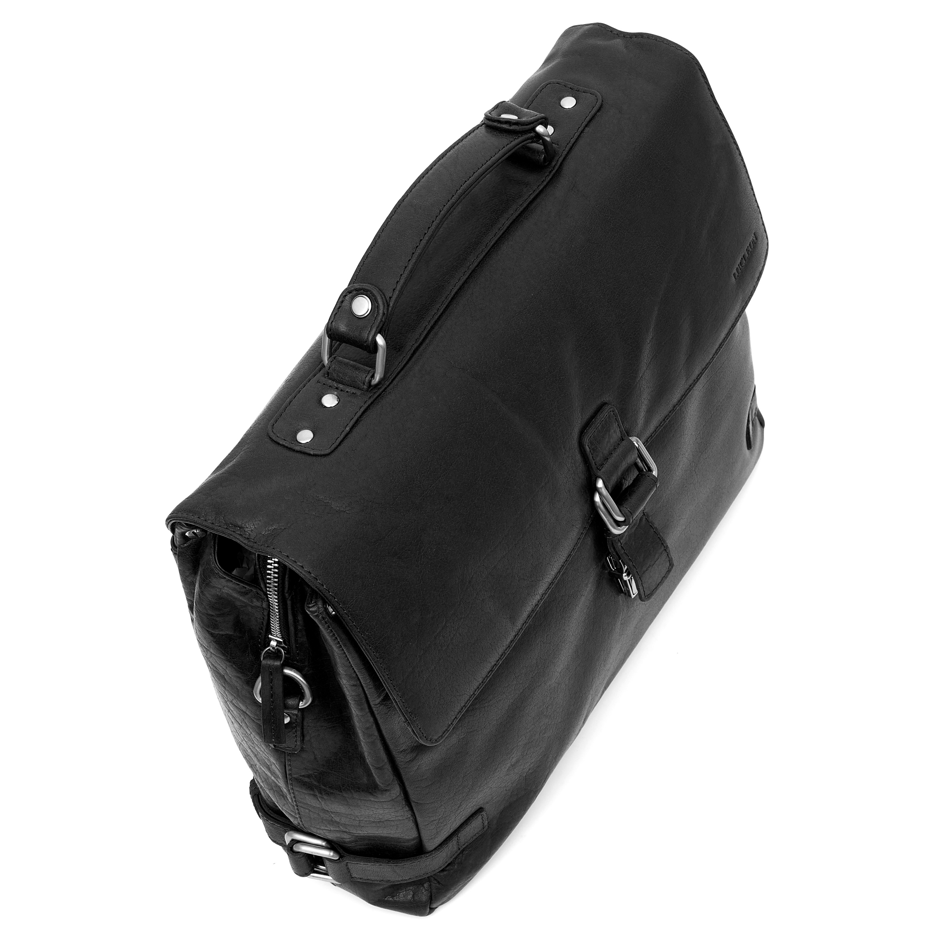 Montreal luksuslik must nahast kott - 6