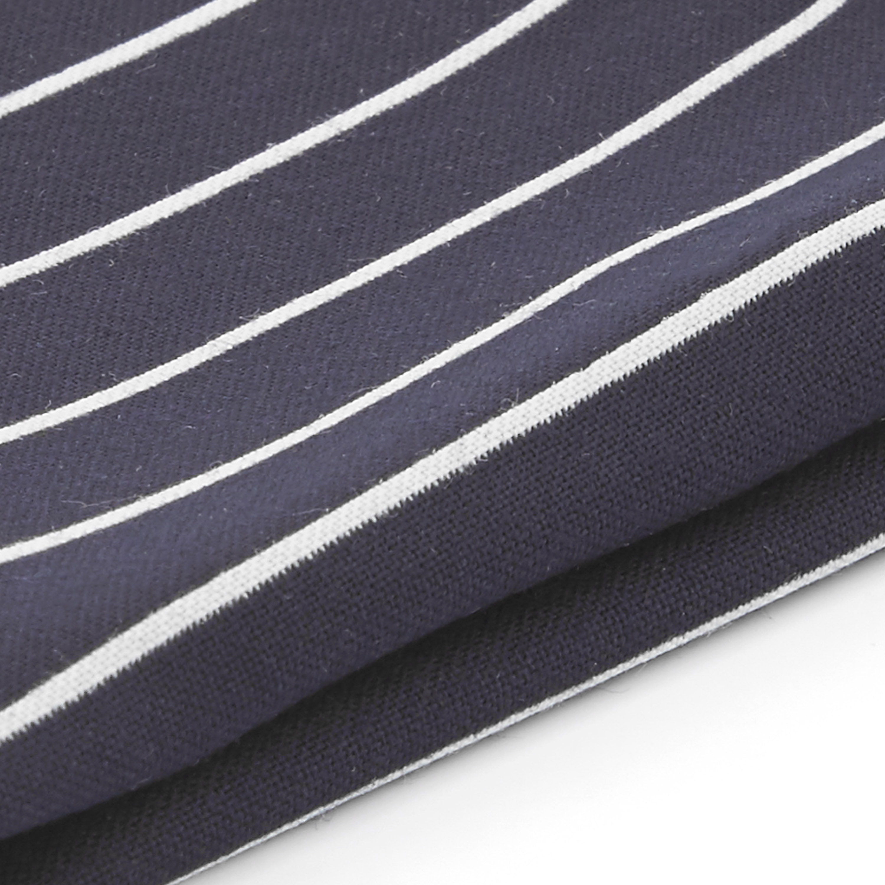 Gestreiftes Einstecktuch in Marineblau - 2