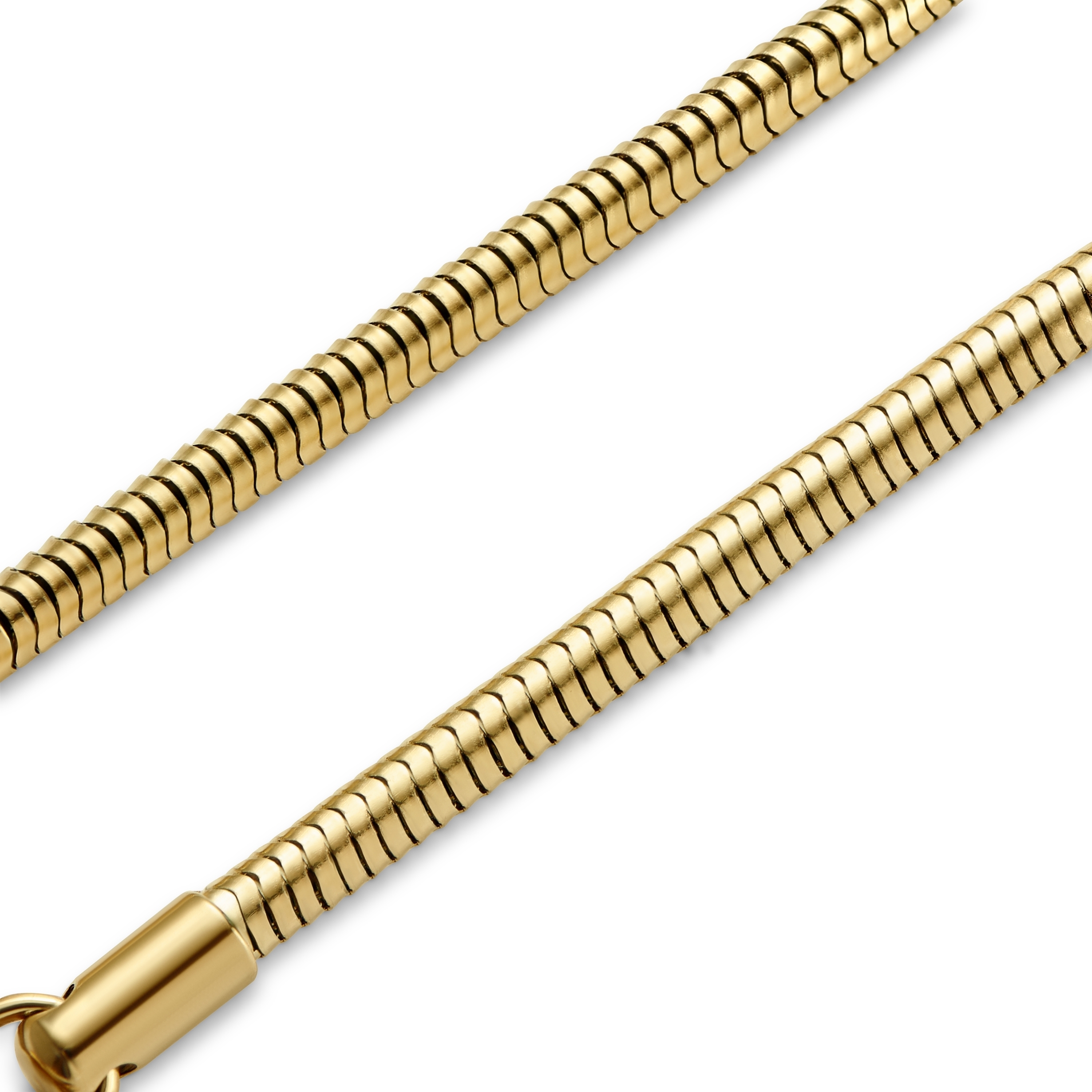 Essentials | 3 mm Gold-Tone Snake Chain Bracelet - 5