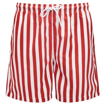 Bañador de rayas rojo y blanco Bañador de rayas rojo y blanco