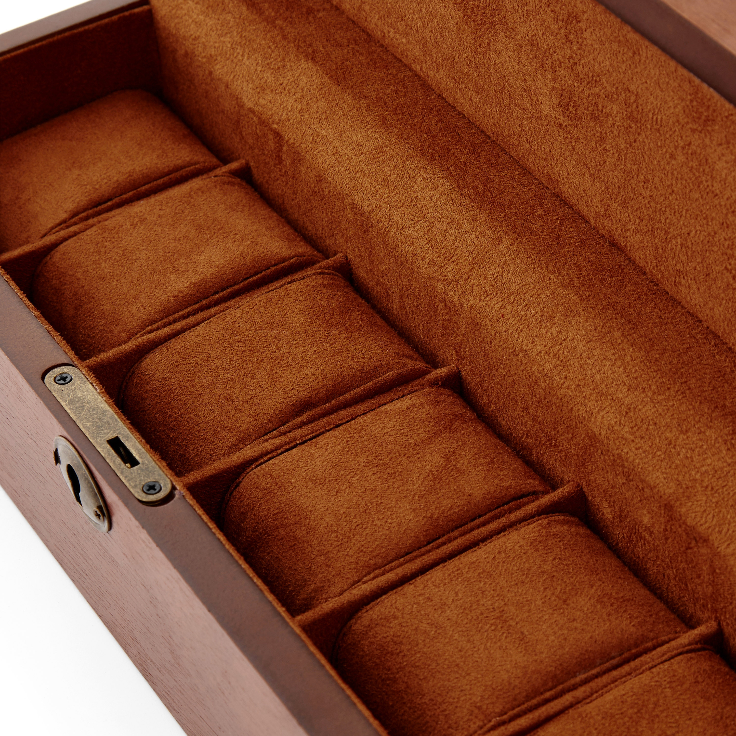 Klasický dřevěný box na hodinky - 6 hodinky - 5